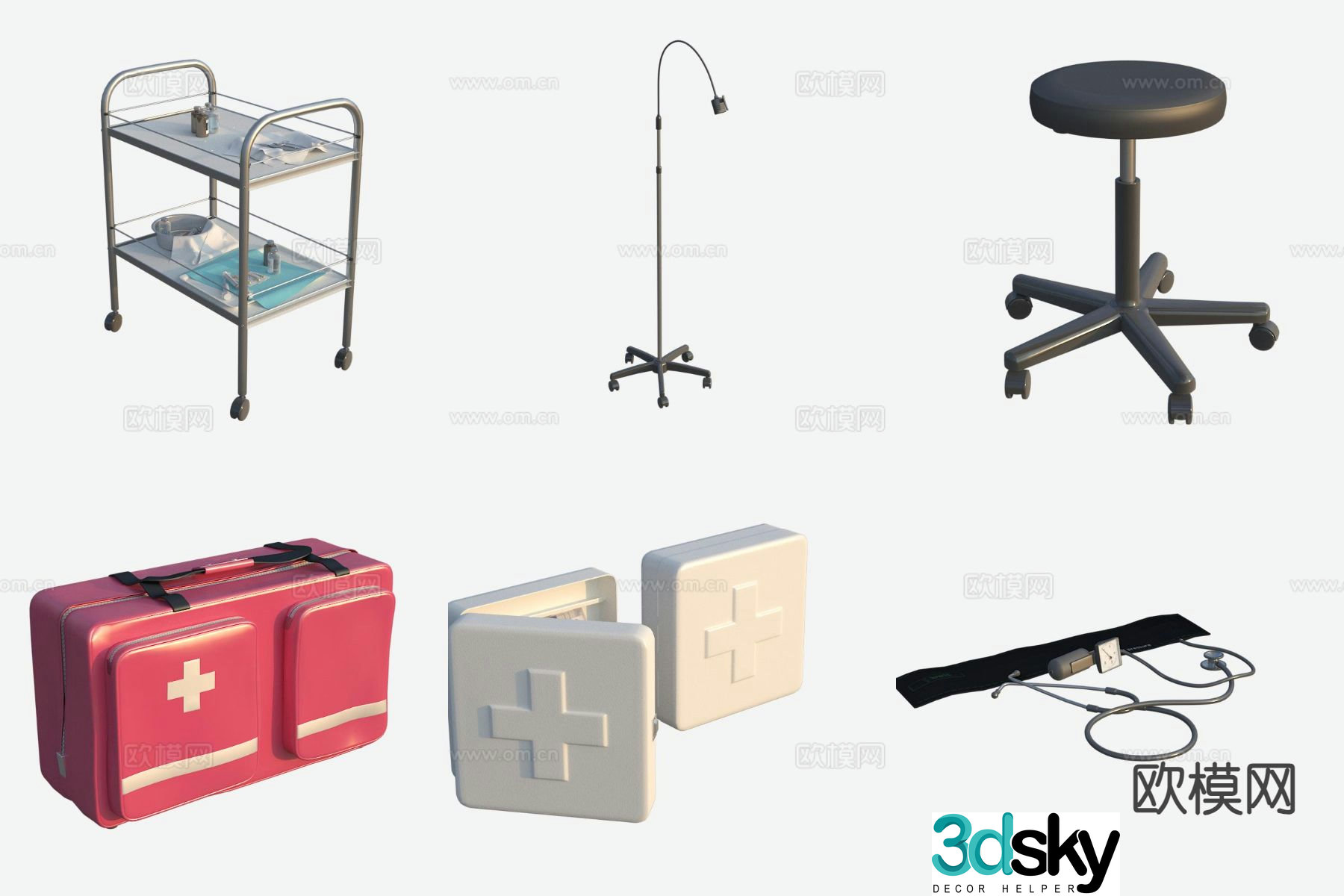 Hospital equipment medical equipment equipment machine 3d model