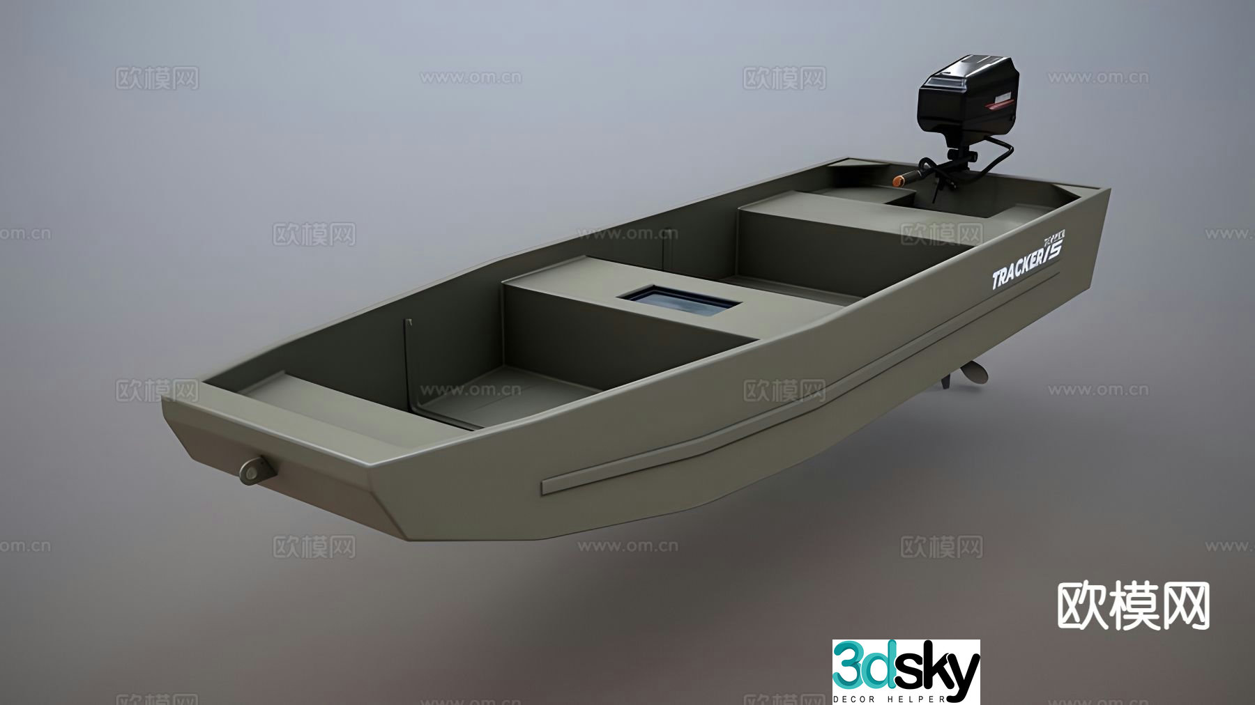 fishing boat 3d model