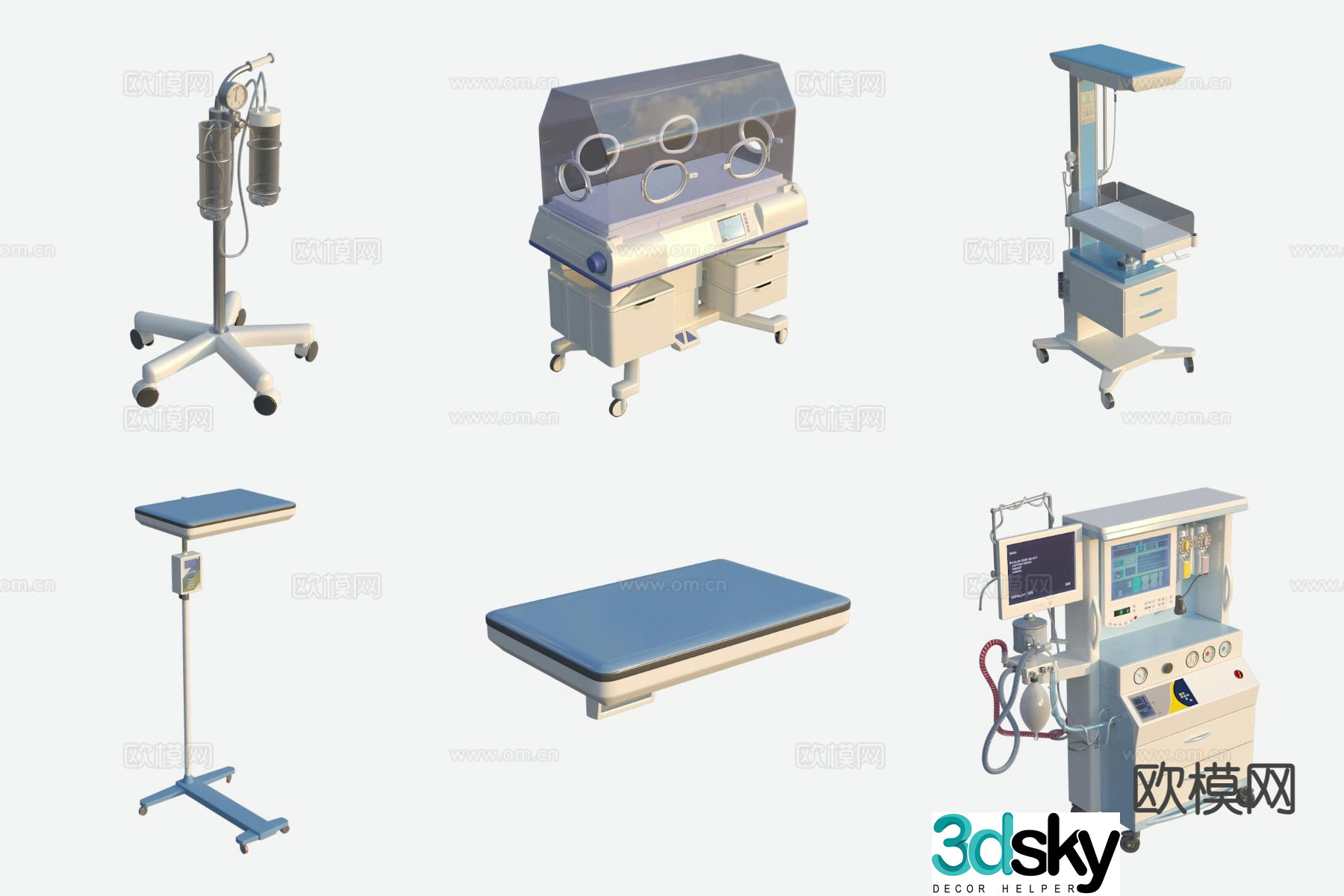 Hospital equipment medical equipment equipment machine 3d model