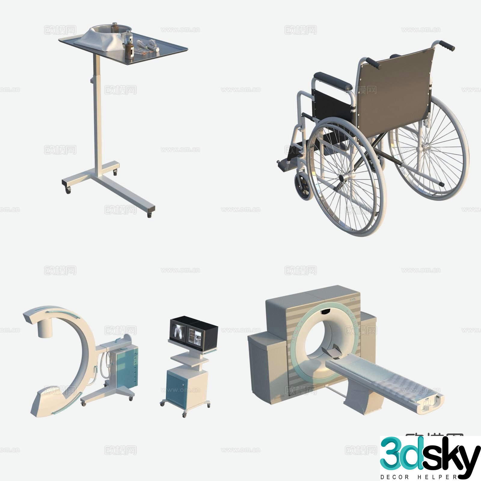Hospital equipment medical equipment equipment machine 3d model