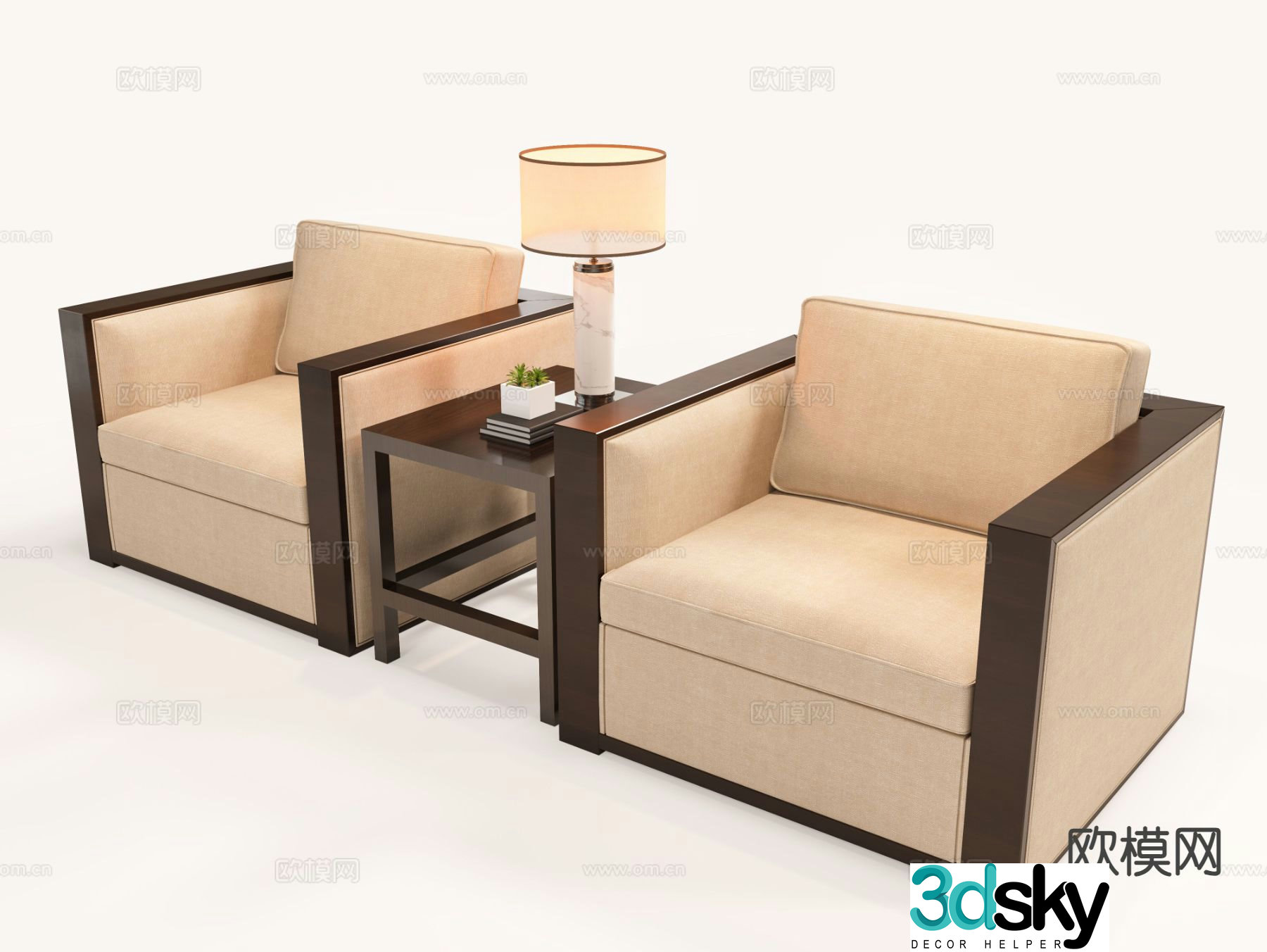 Office sofa VIP sofa 3d model