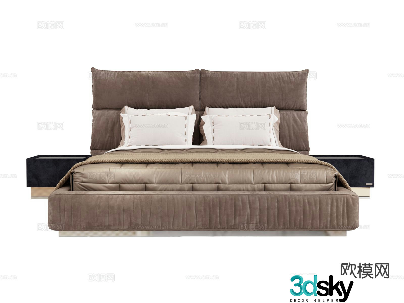 Visionnaire-PAALAU REGULAR double bed 3d model