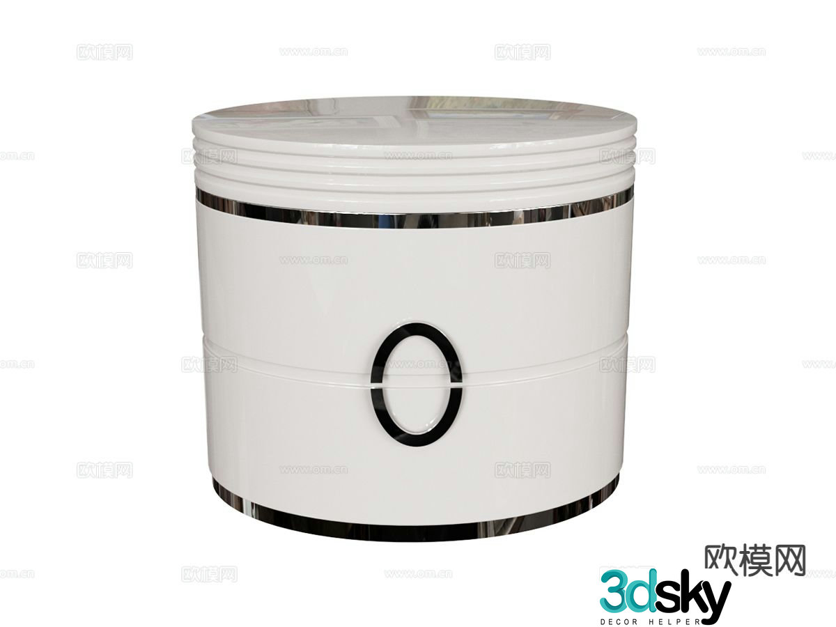 visionnaire – modern bedside table 3d model