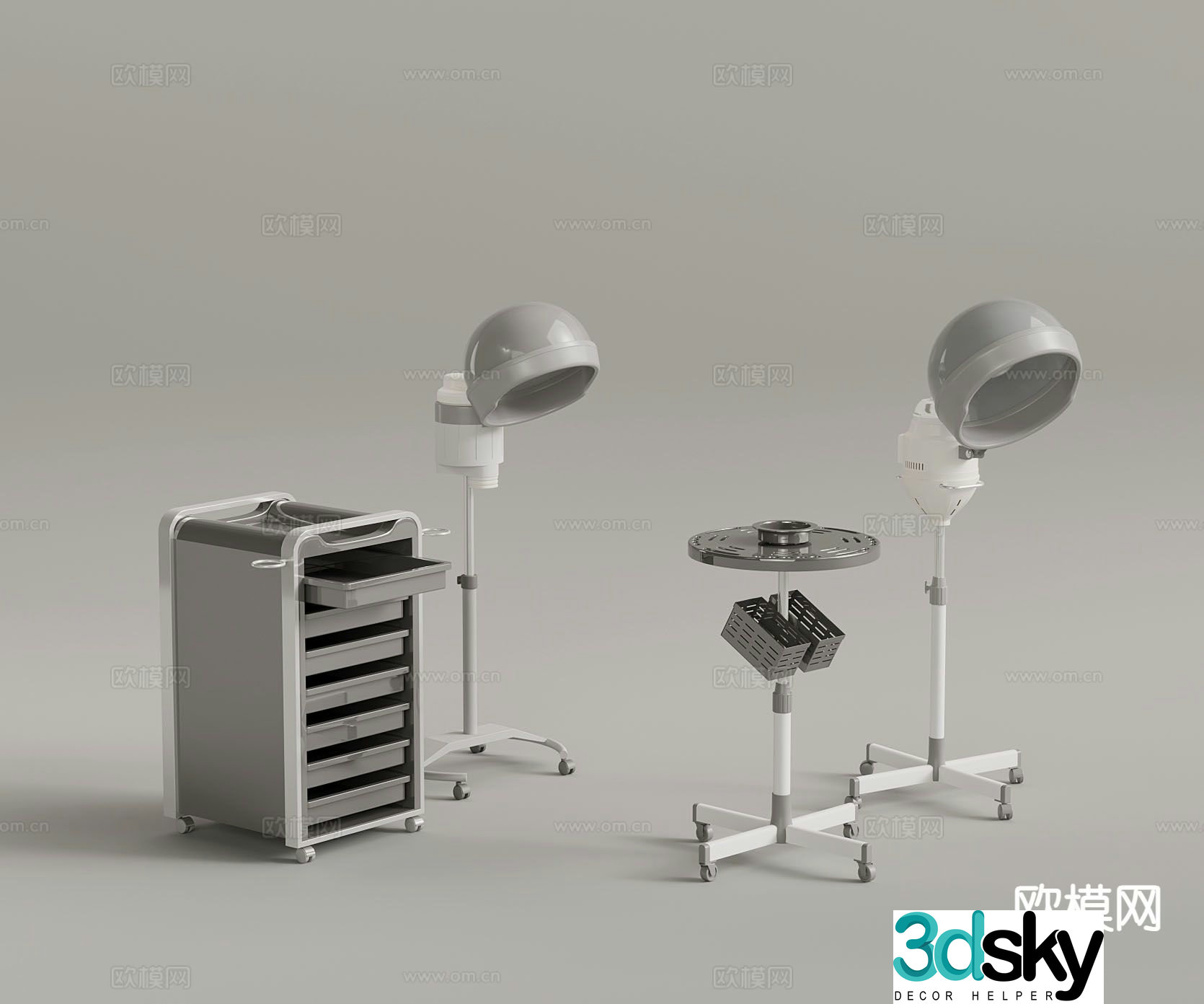Permator Mobile shelf 3D model