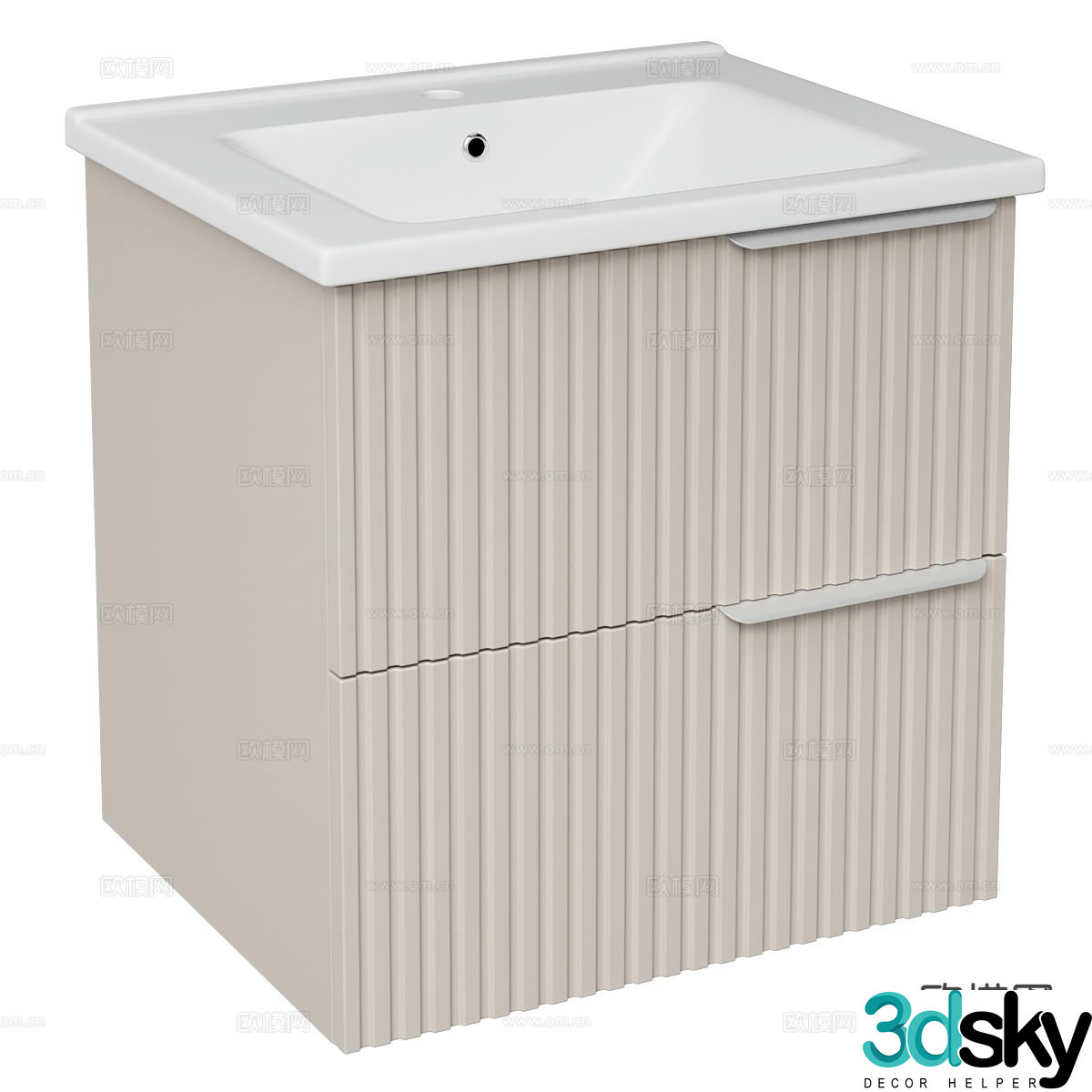 Modern wash basin basin 3d model