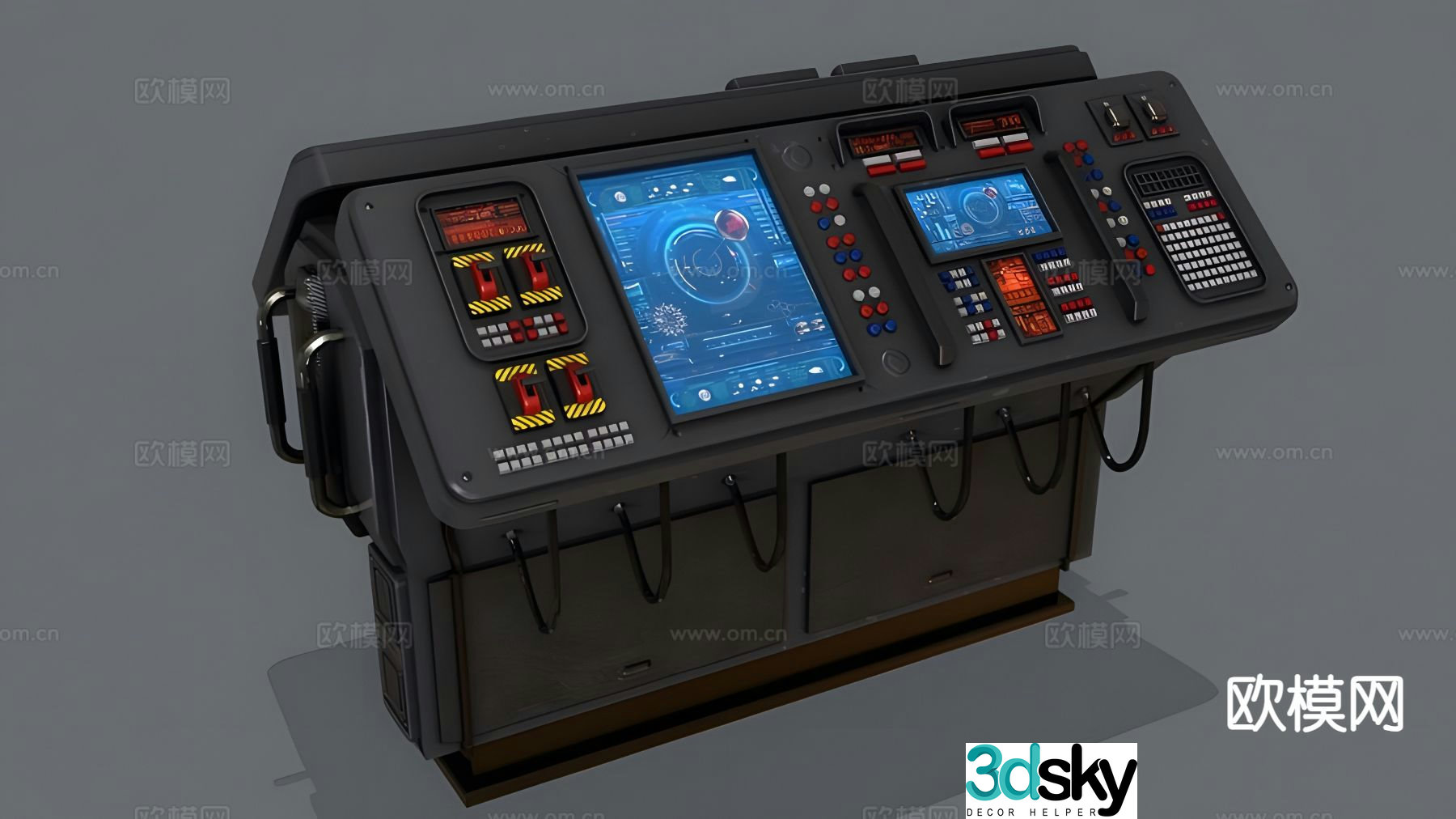 Control terminal 3d model