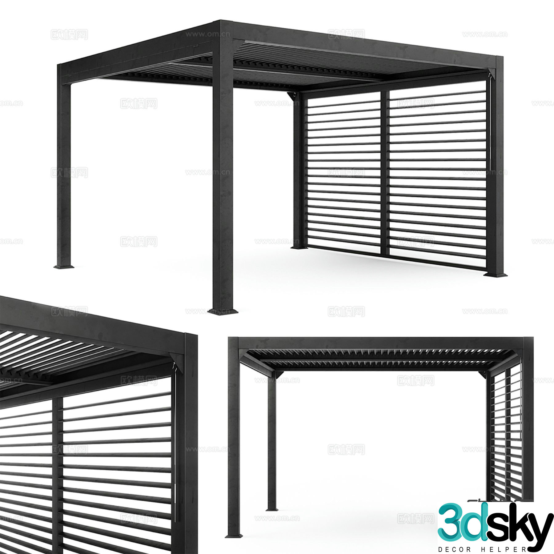 Gallery Frame Gallery Pavilion 3D model