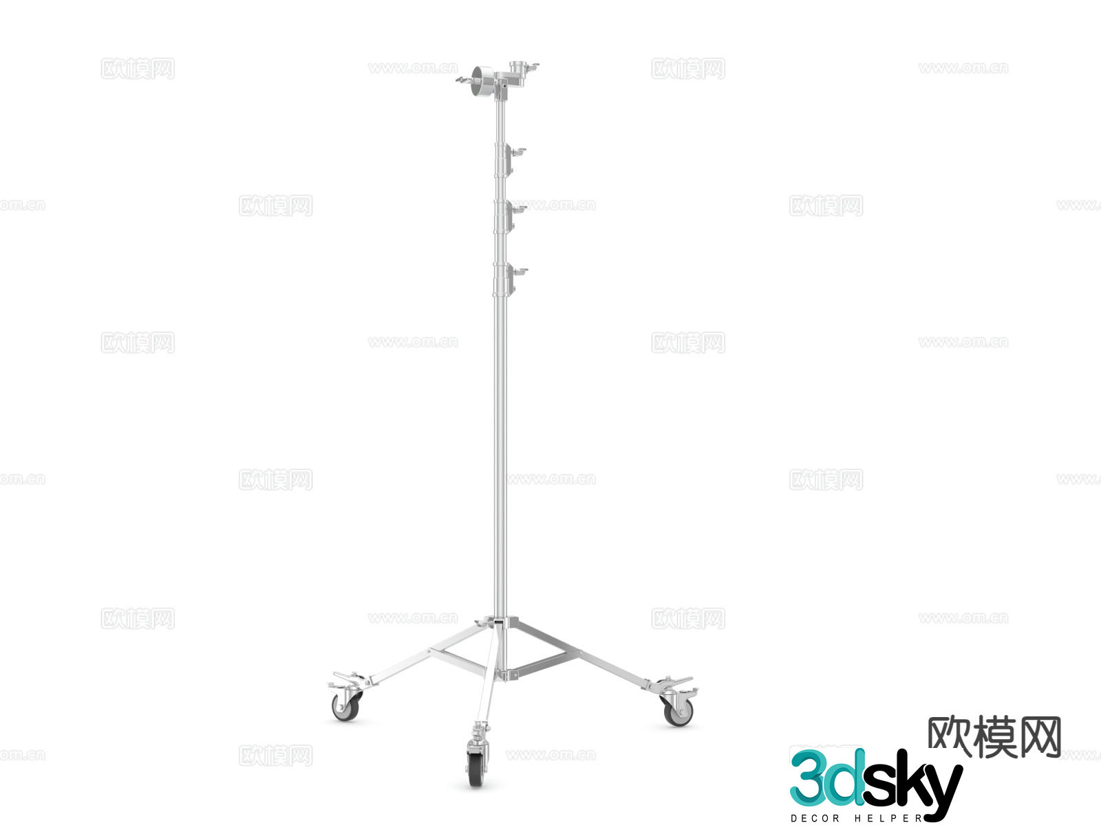 Medical equipment IV stand bottle holder 3D model