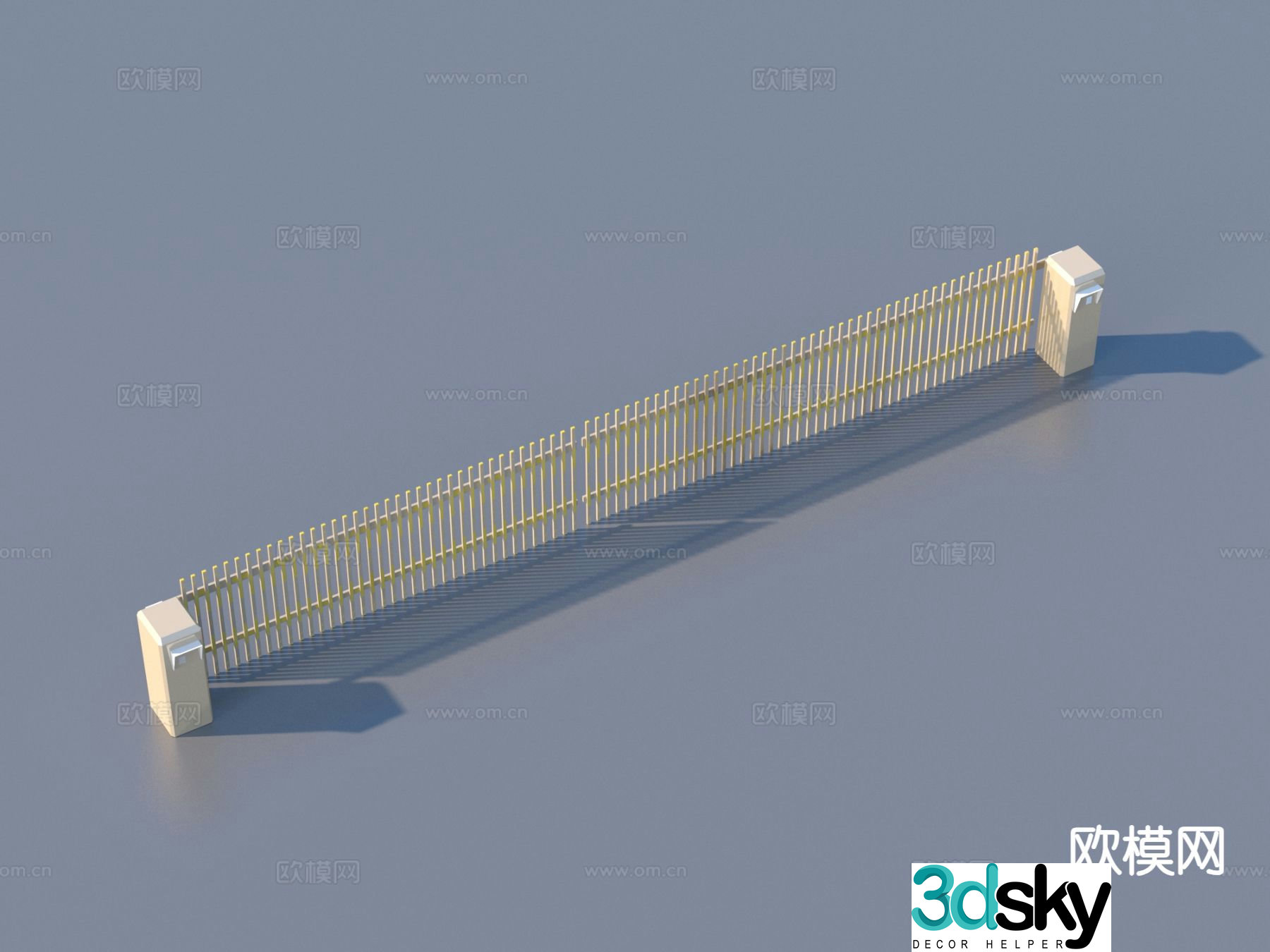 Telescopic door electric telescopic door 3d model