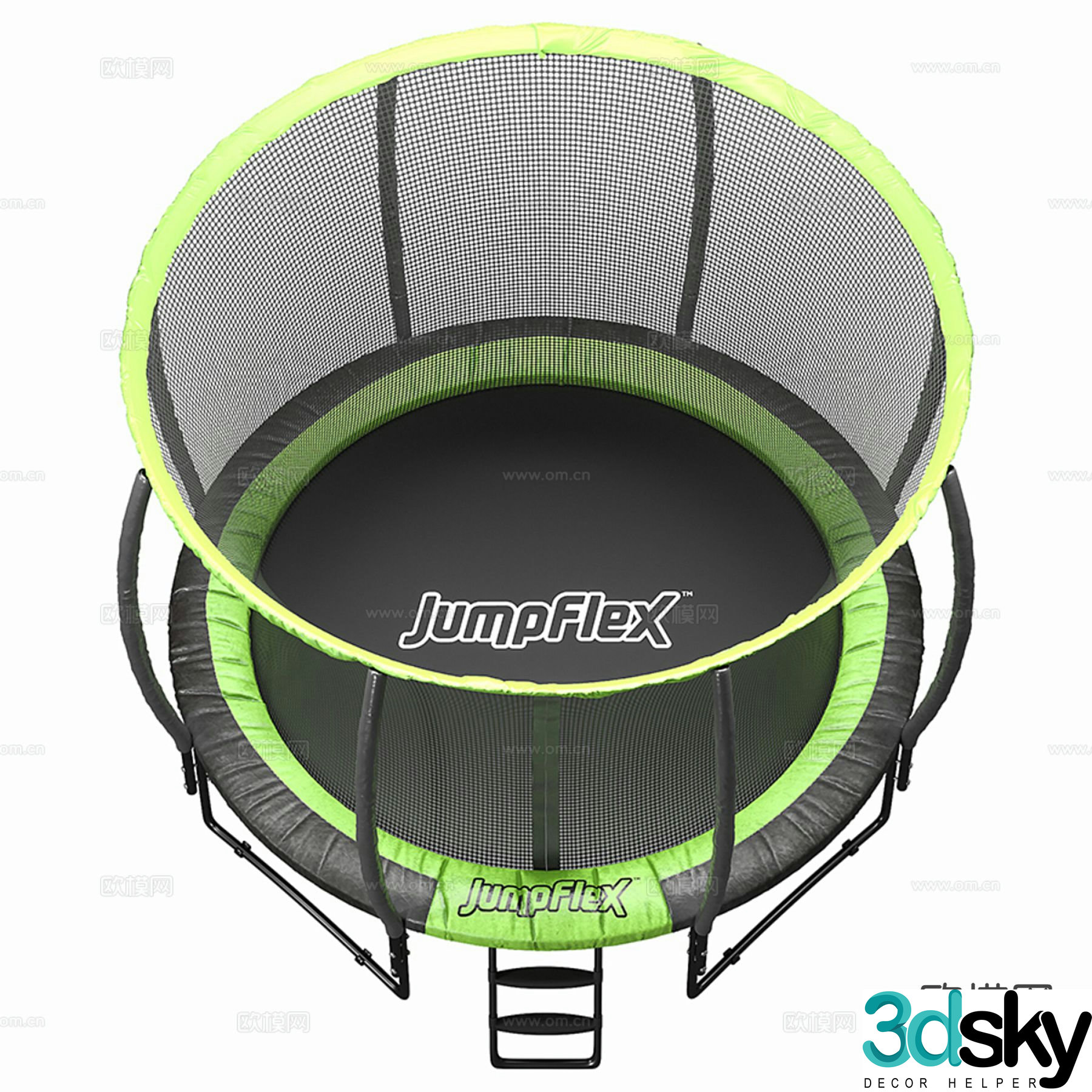 Children's trampoline round trampoline 3d model