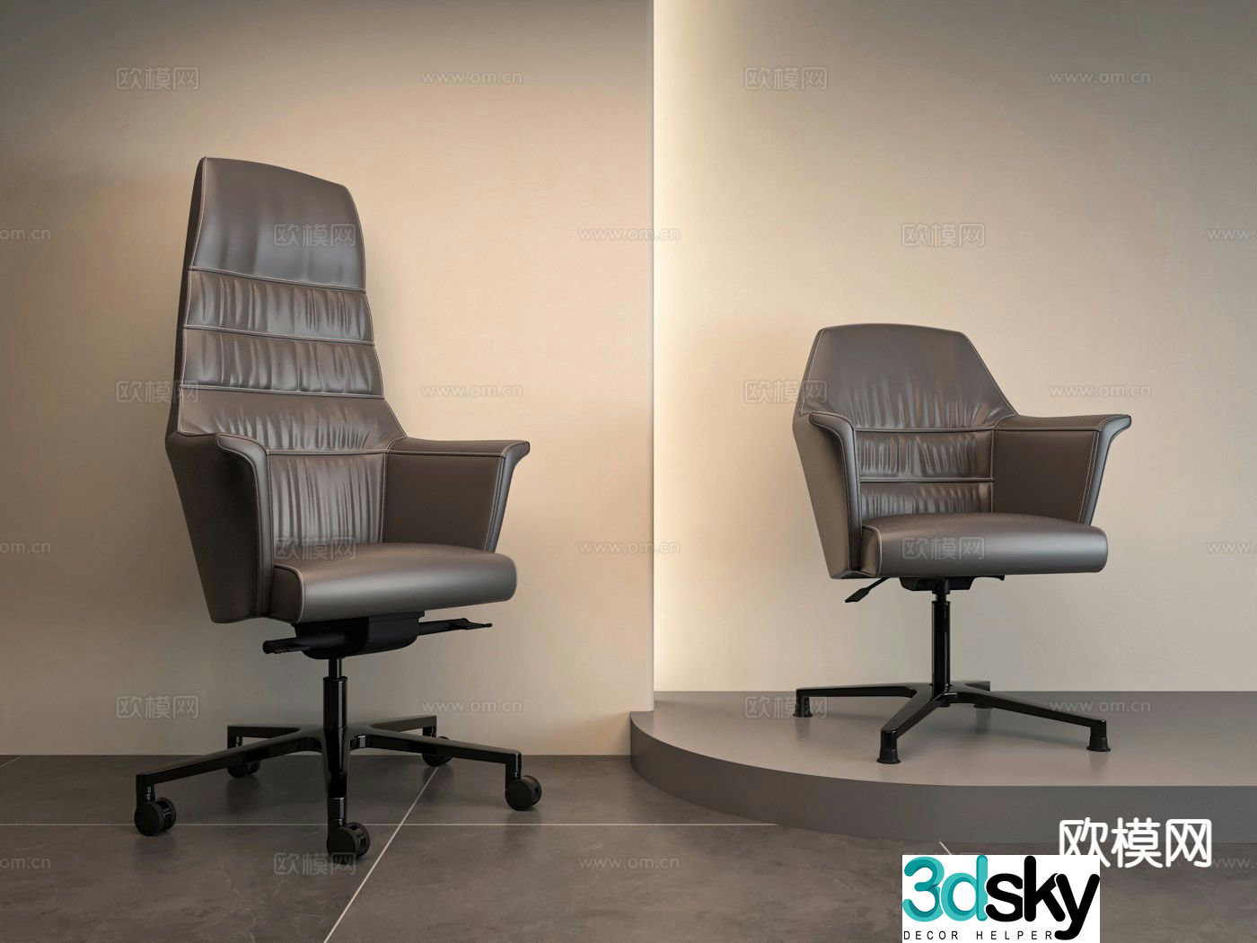 Modern conference chair office chair executive chair 3d model