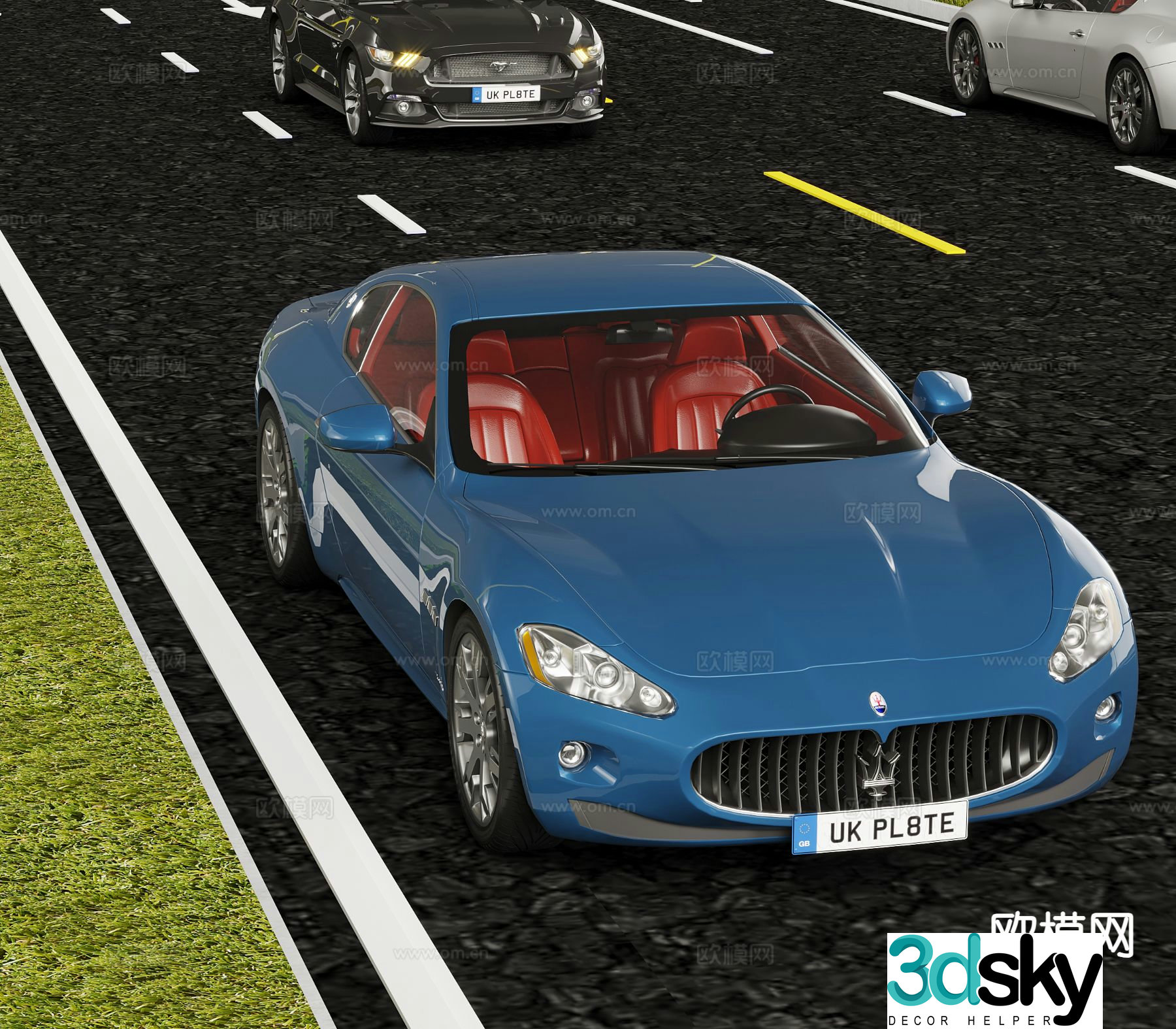 car sedan sports car 3d model