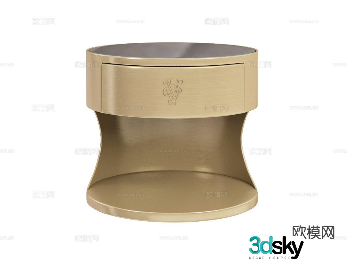 visionnaire bedside table 3d model