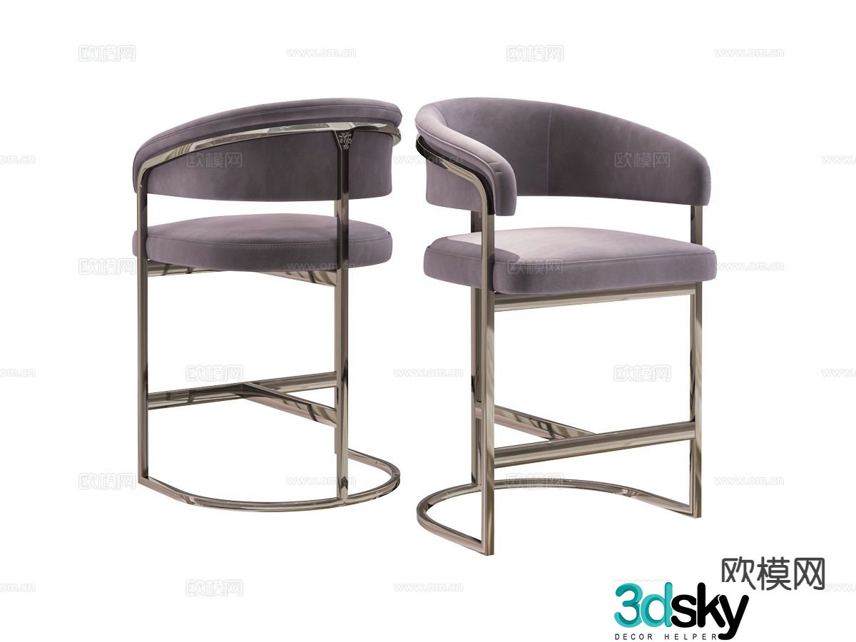visionnaire bar chair bar stool bar stool 3d model