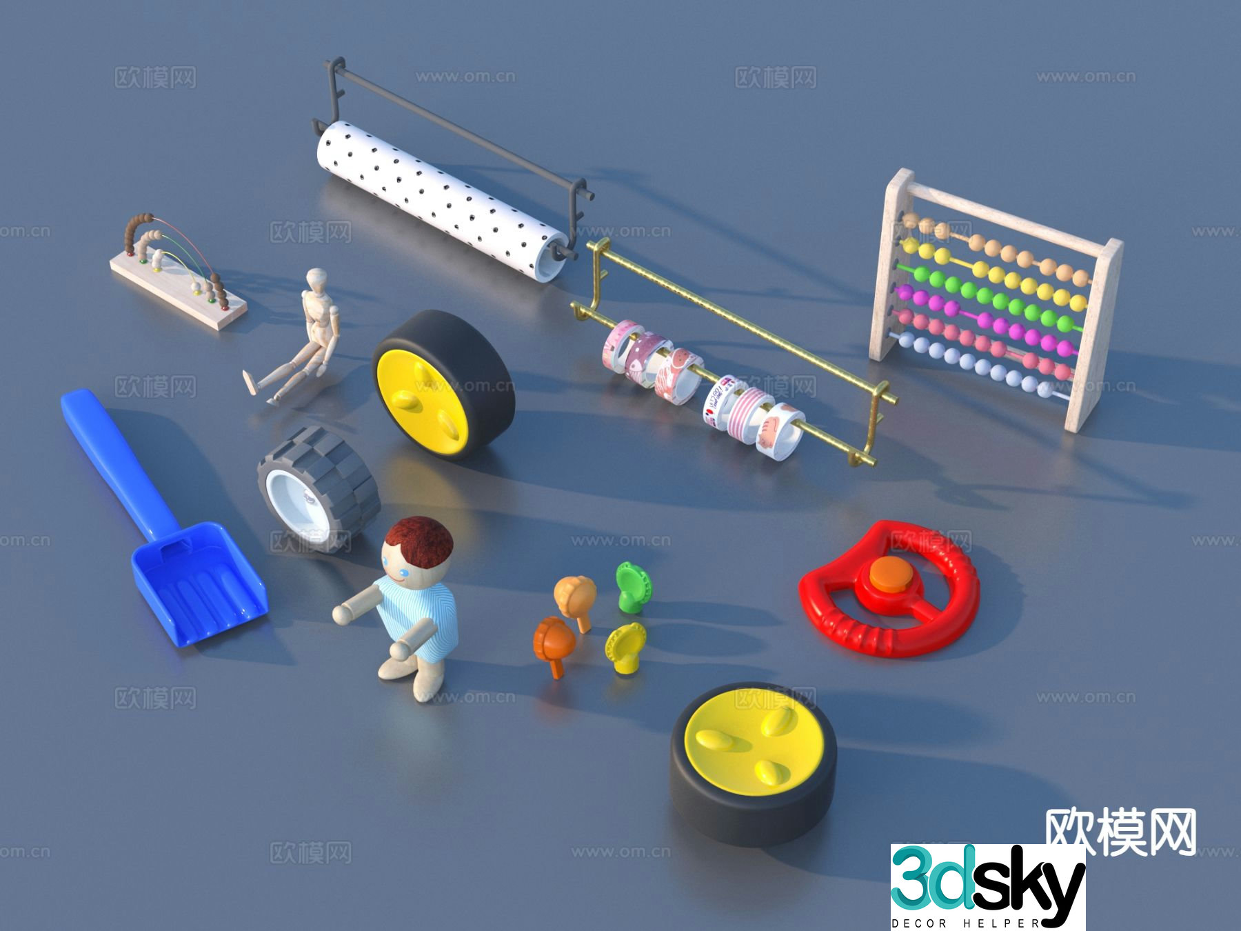 Cartoon toys children’s toys 3d model