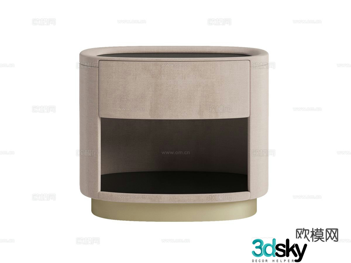 visionnaire – modern bedside table 3d model