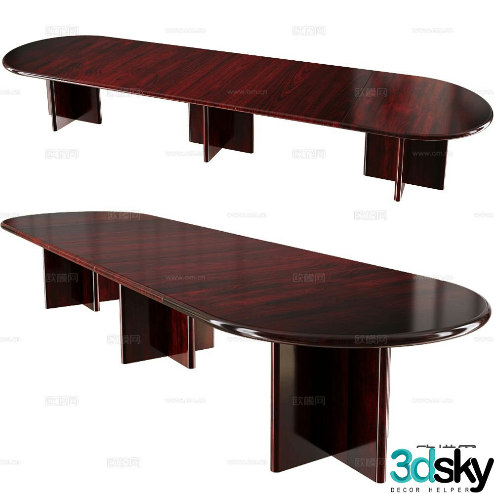 Dyrlund conference table conference table 3d model