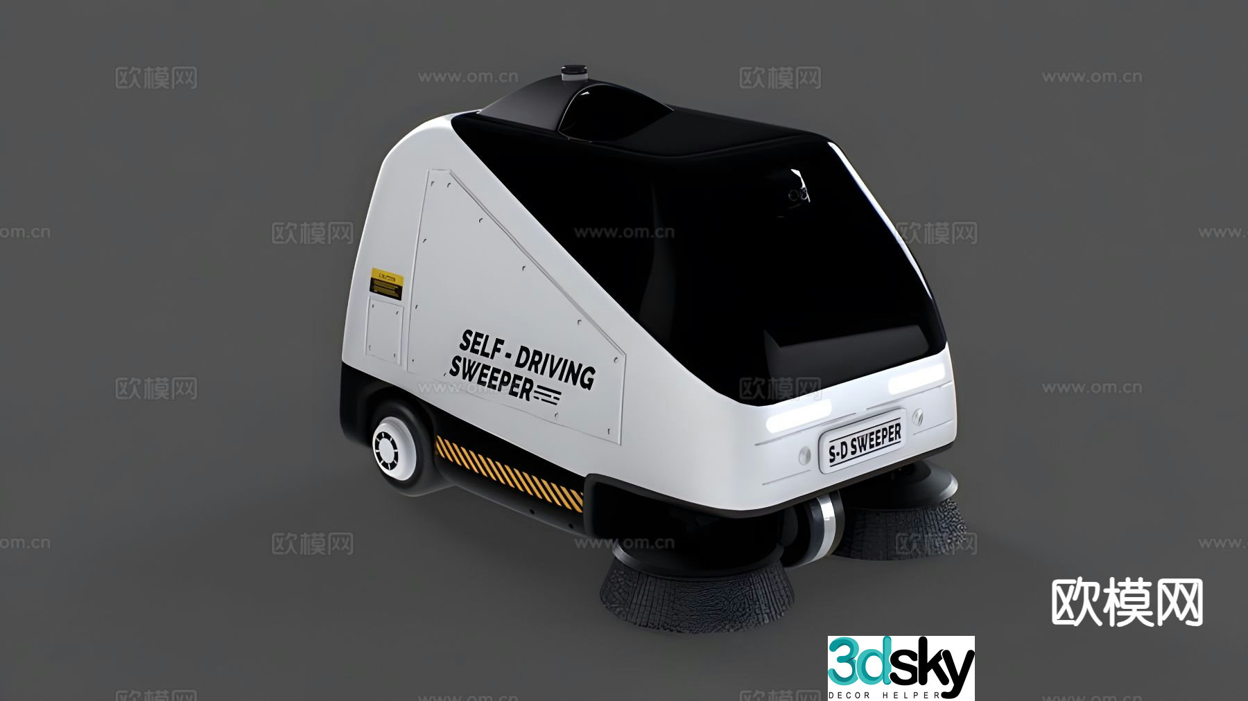 Autonomous robot cleaner 3d model