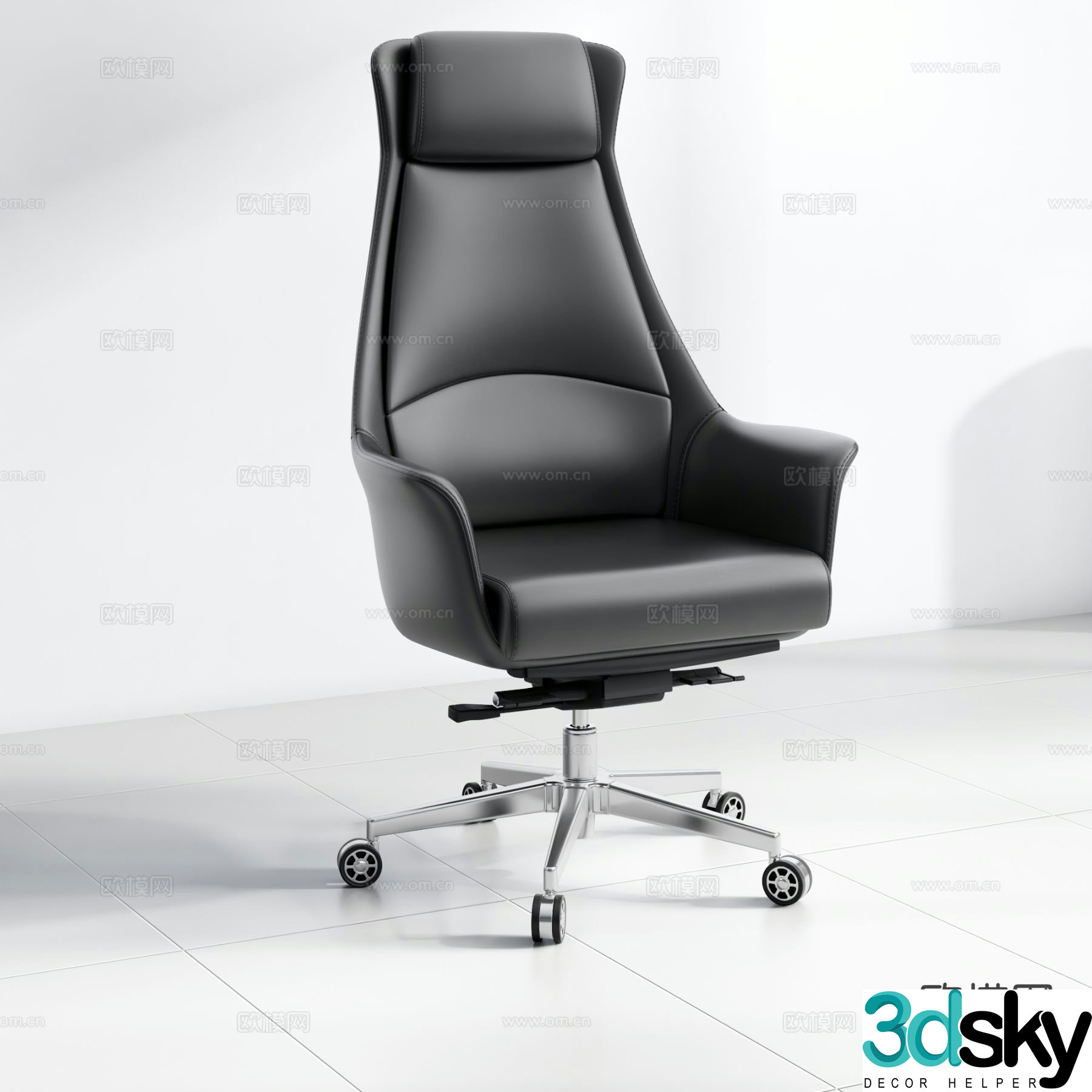 Office chair executive chair boss chair 3d model
