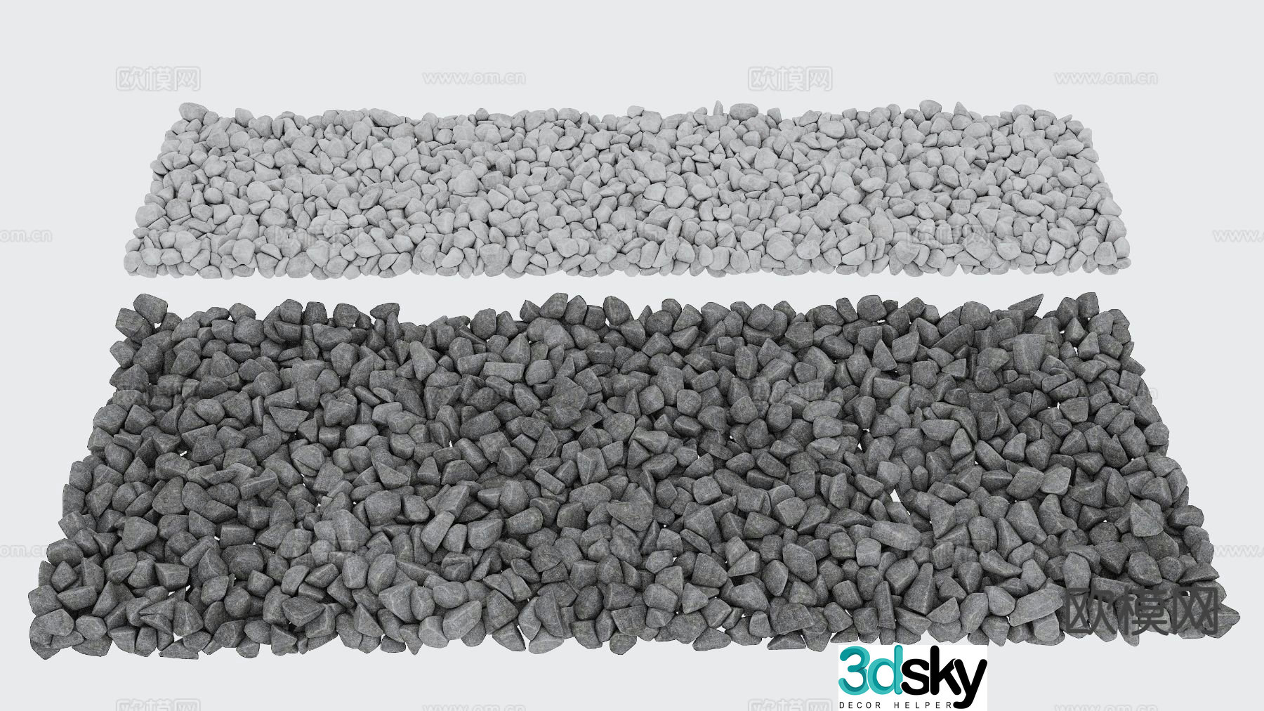 Stone Pebbles 3d model