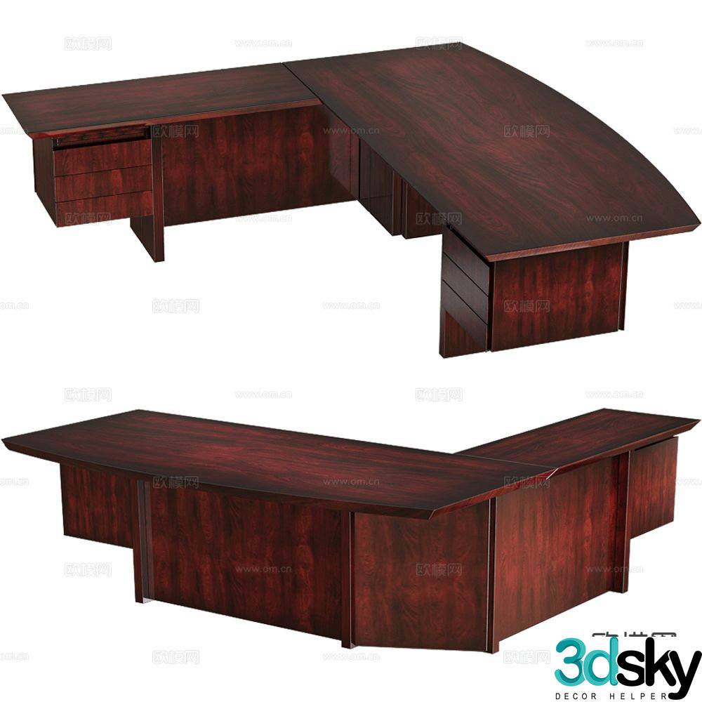Dyrlund desk desk desk desk 3d model