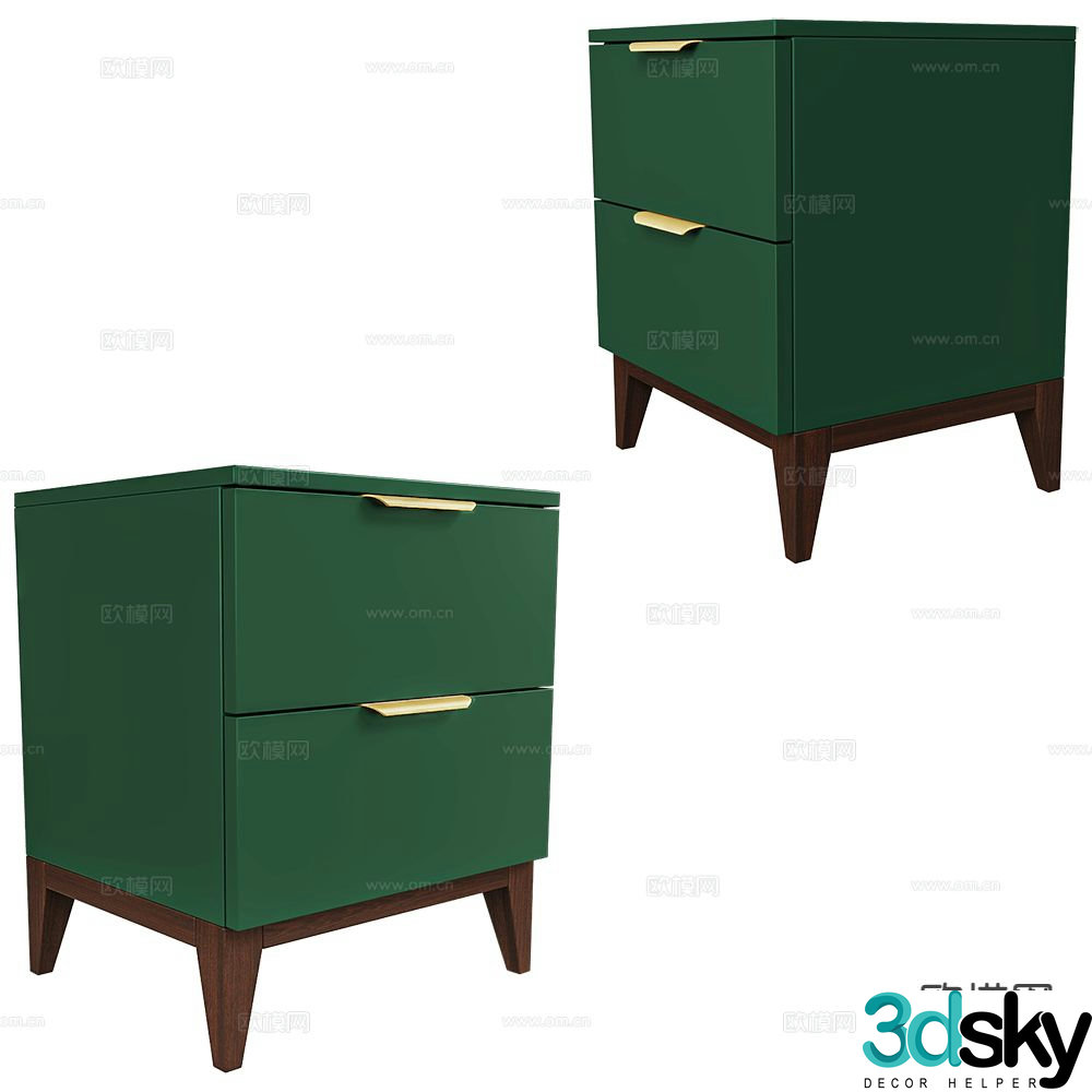 Mister bedside table 3d model