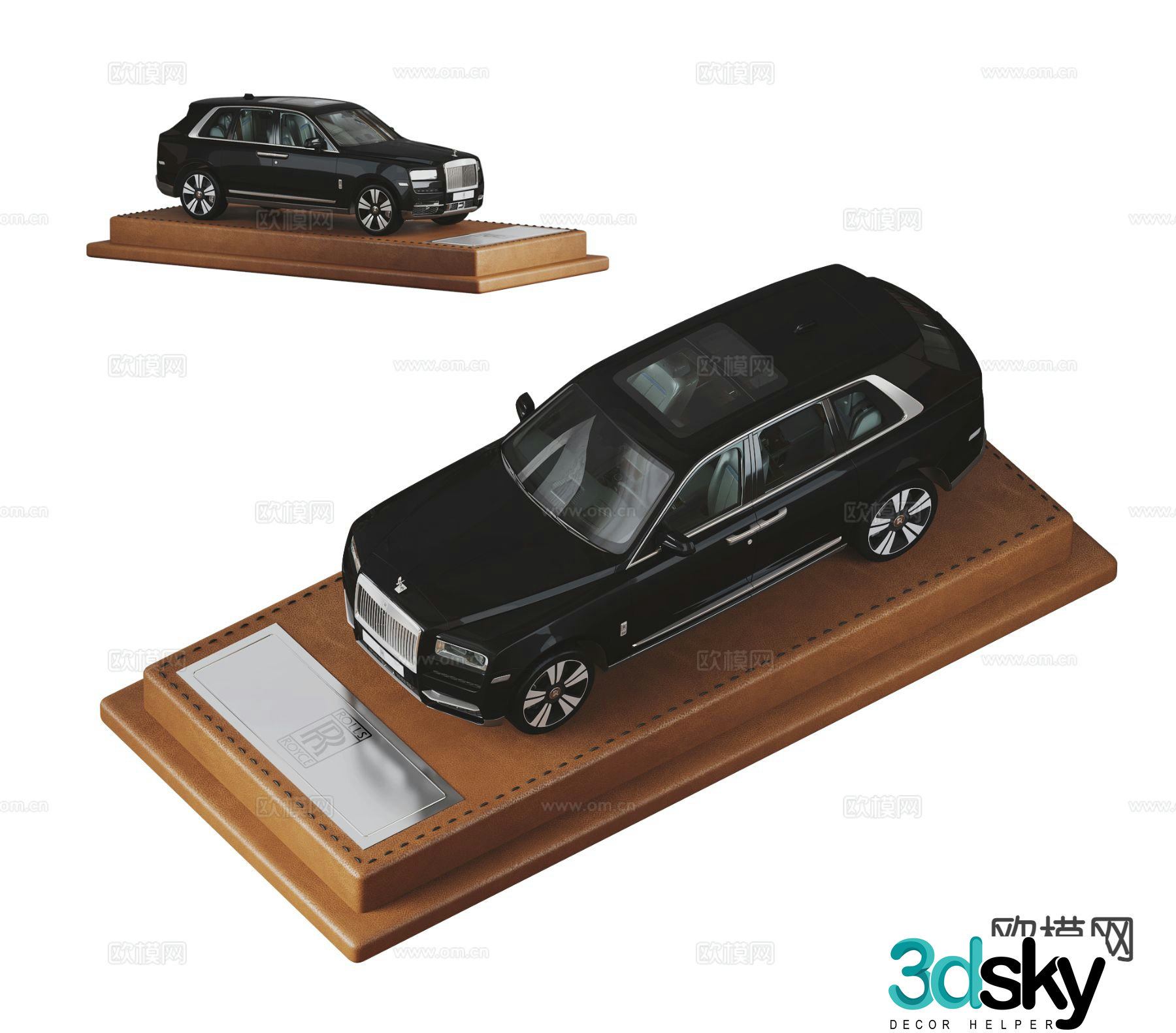 rolls royce luxury car 3d model