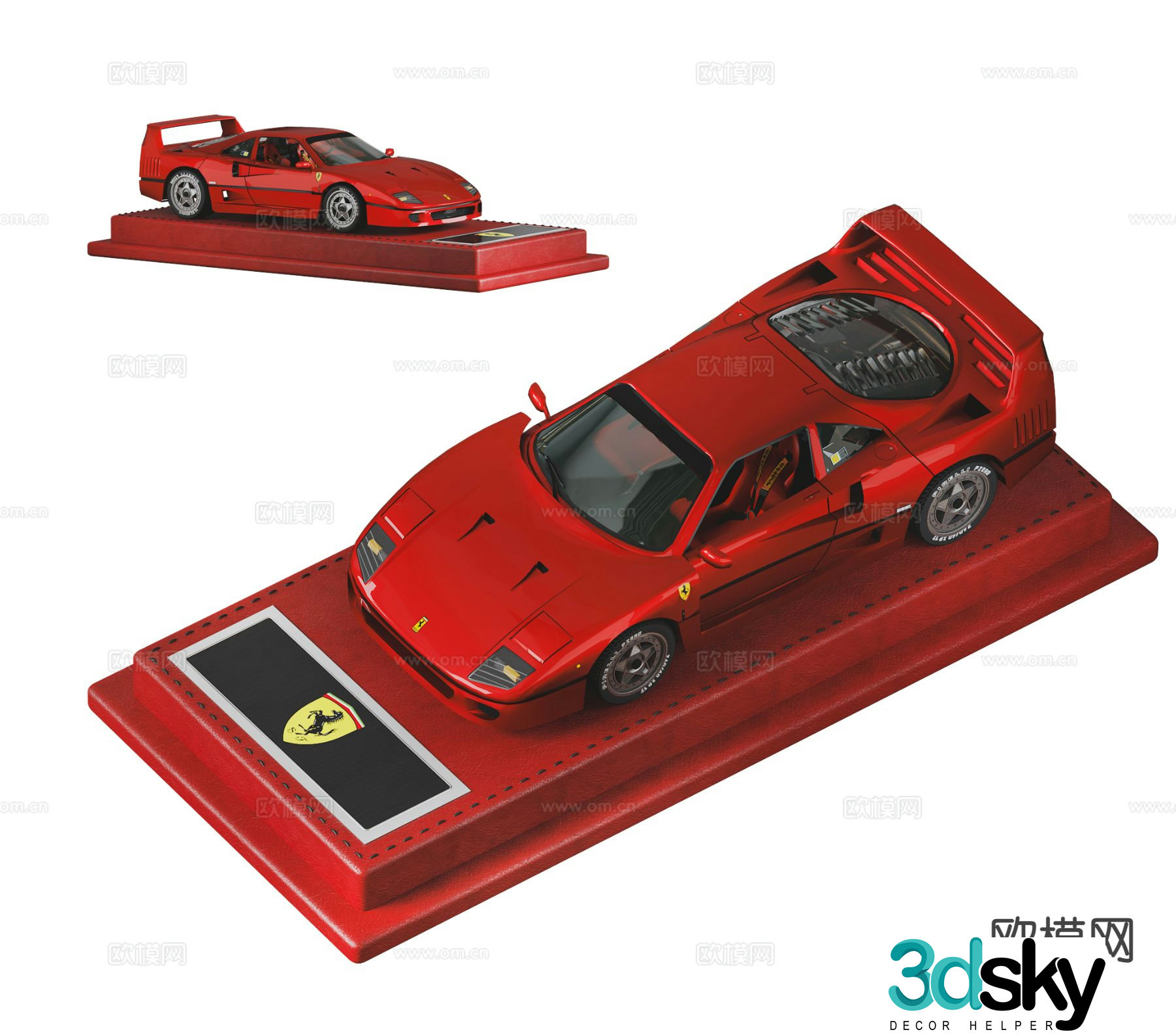 ferrari car sports car 3d model