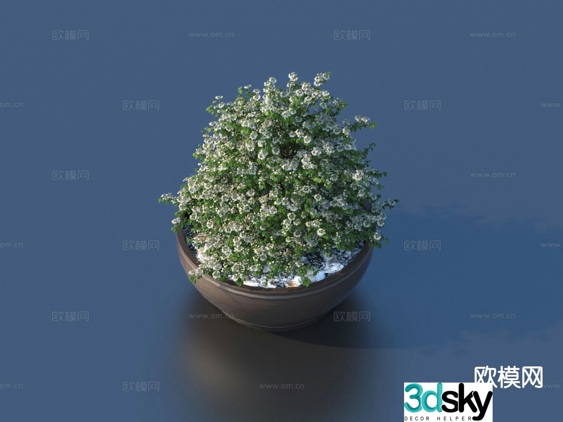 Flower pot pot 3d model