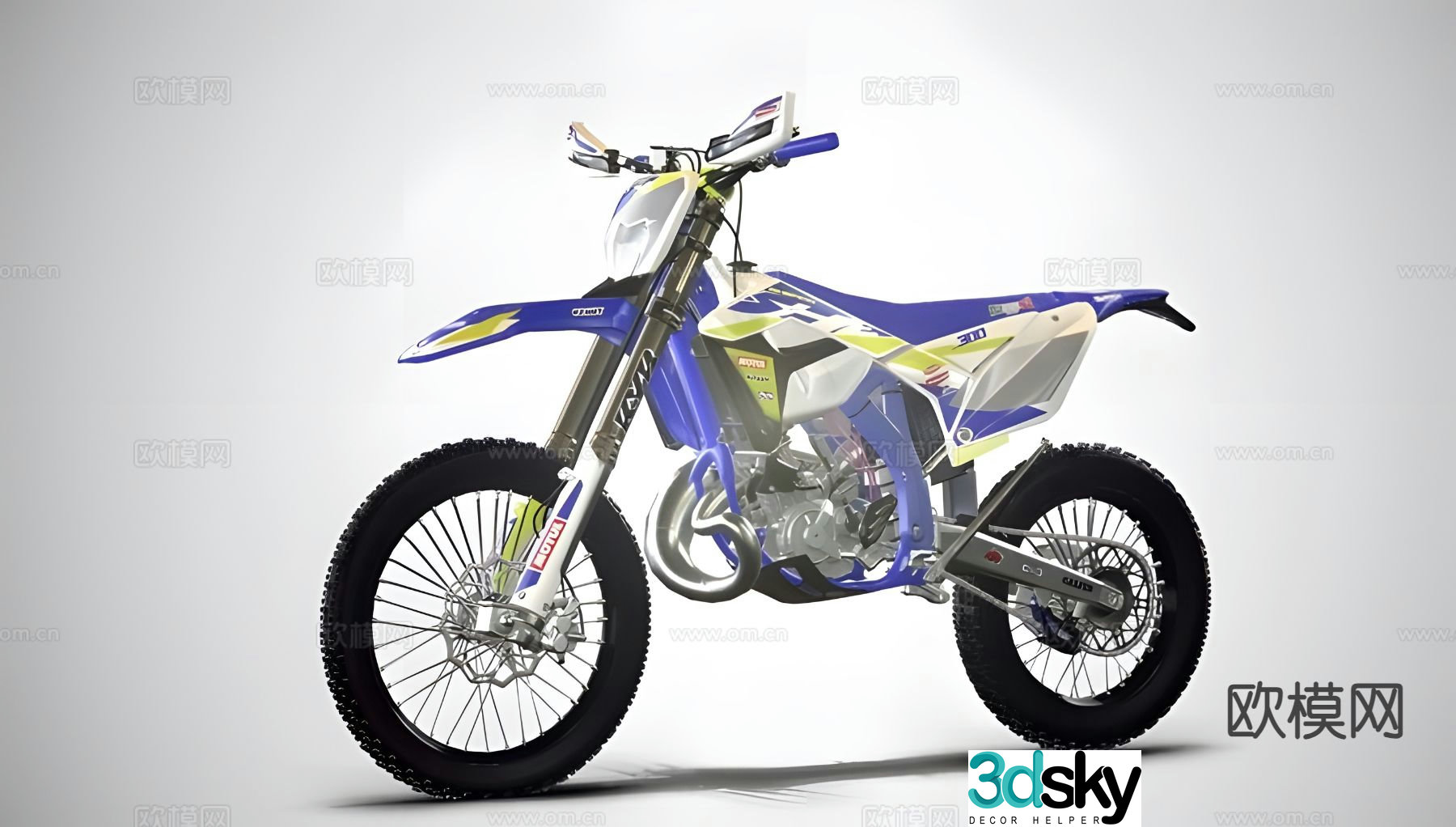 motocross 3d model
