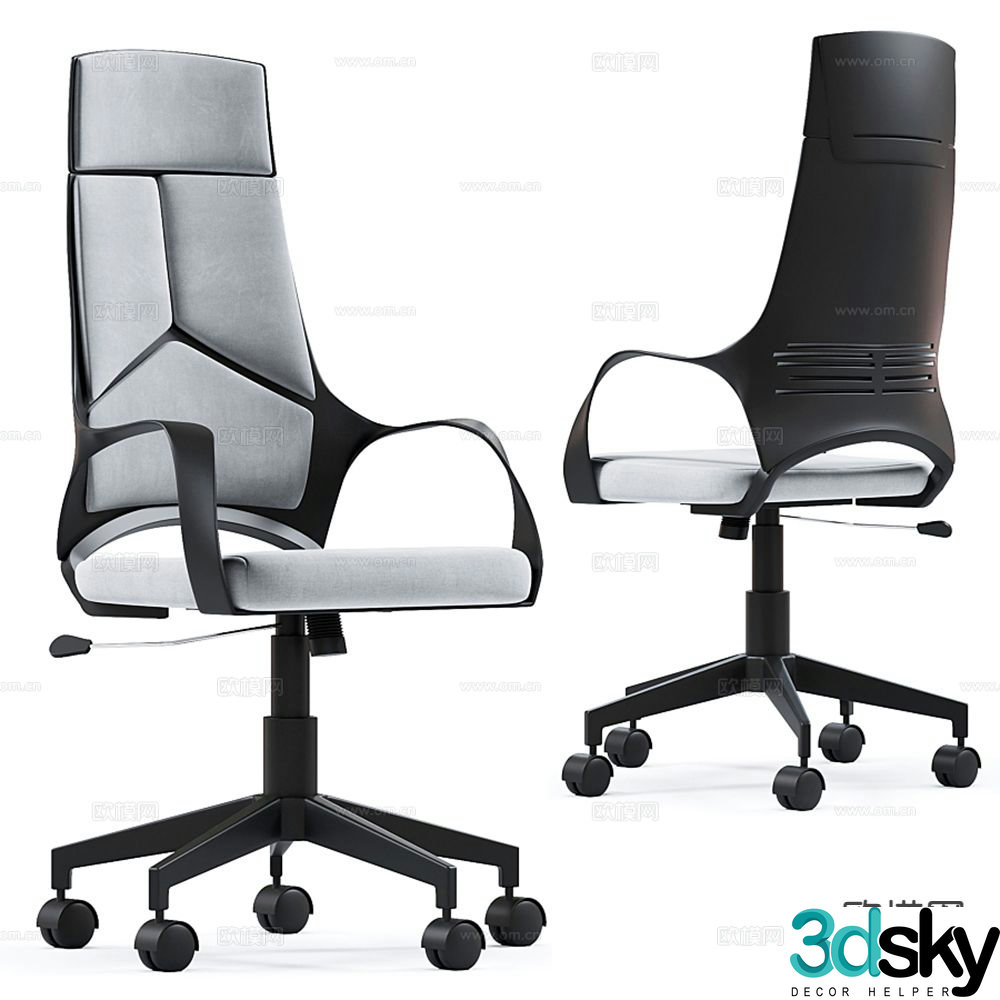 Modern office chair computer chair 3d model