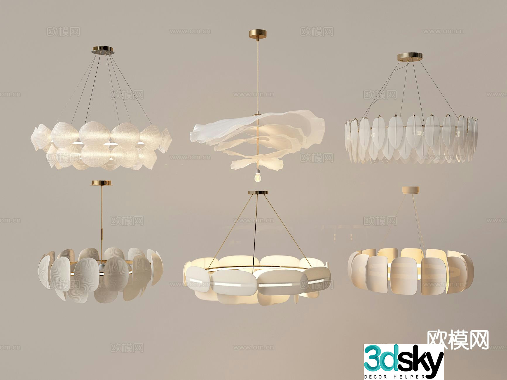 Modern lamp 3d model