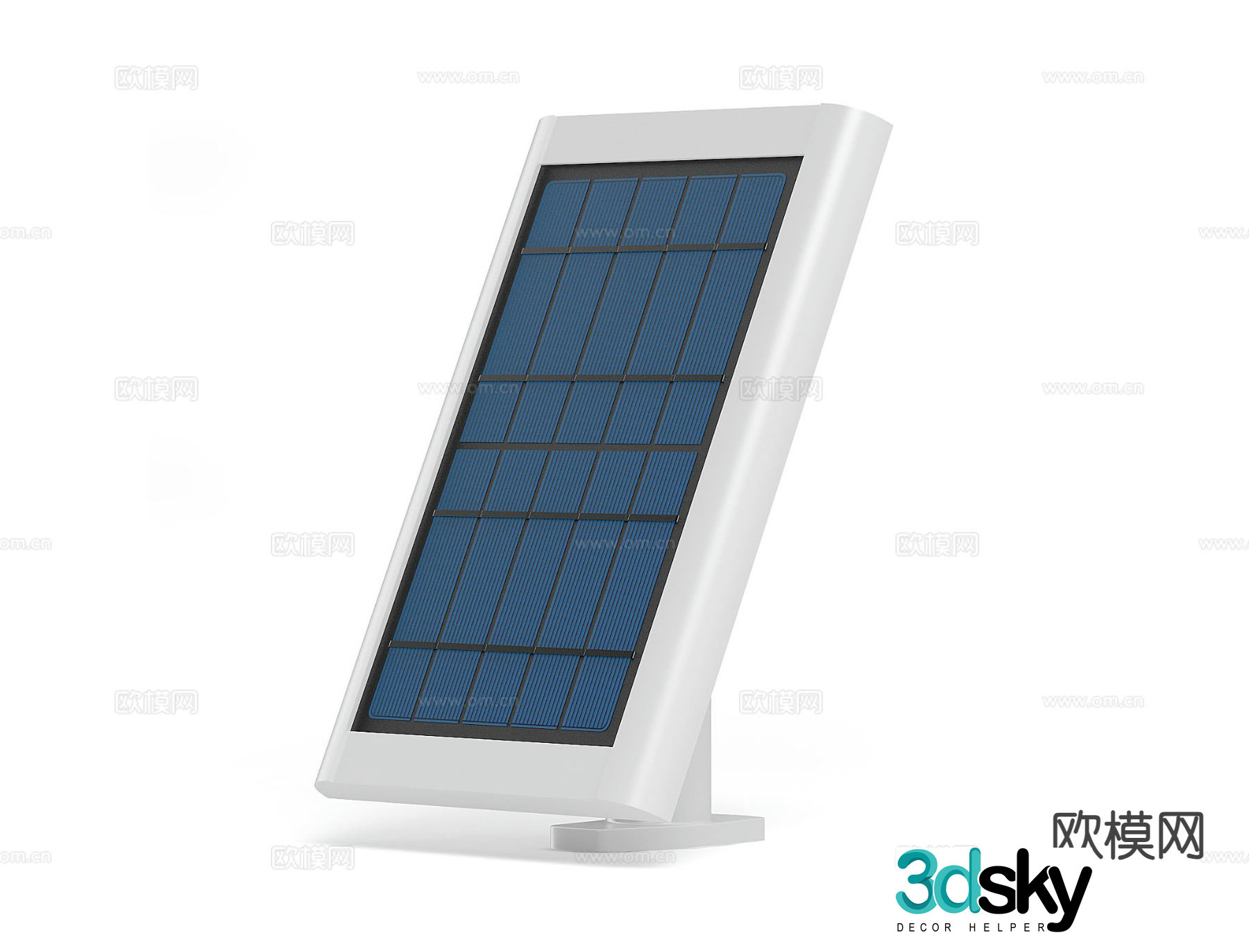 Solar panel 3d model