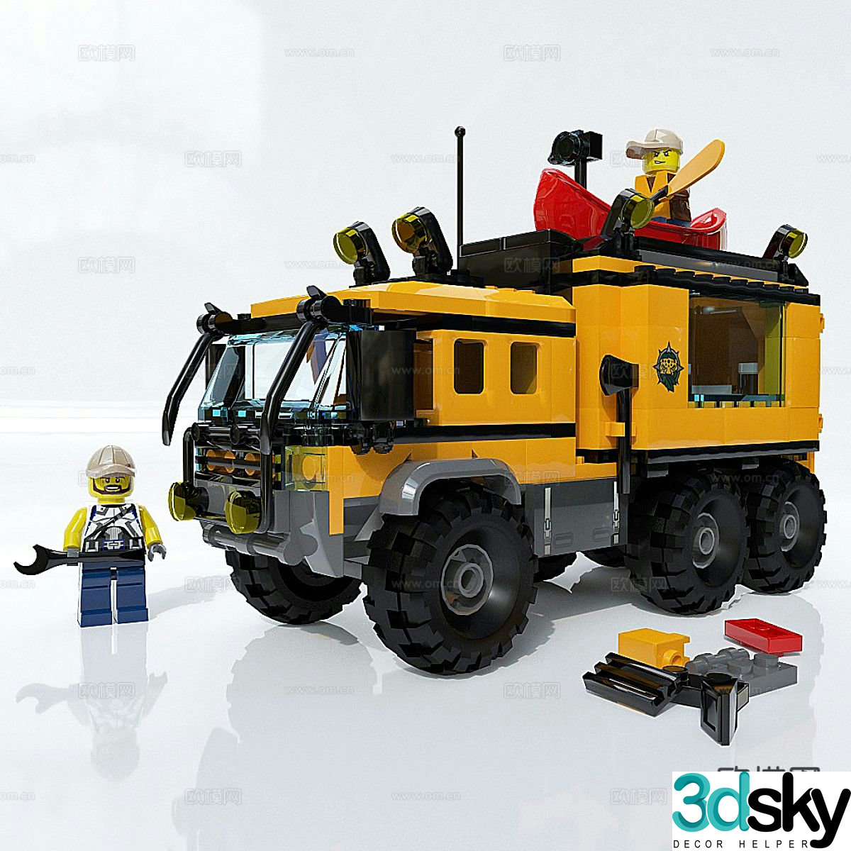 Lego bricks Lego construction vehicle toys 3d model