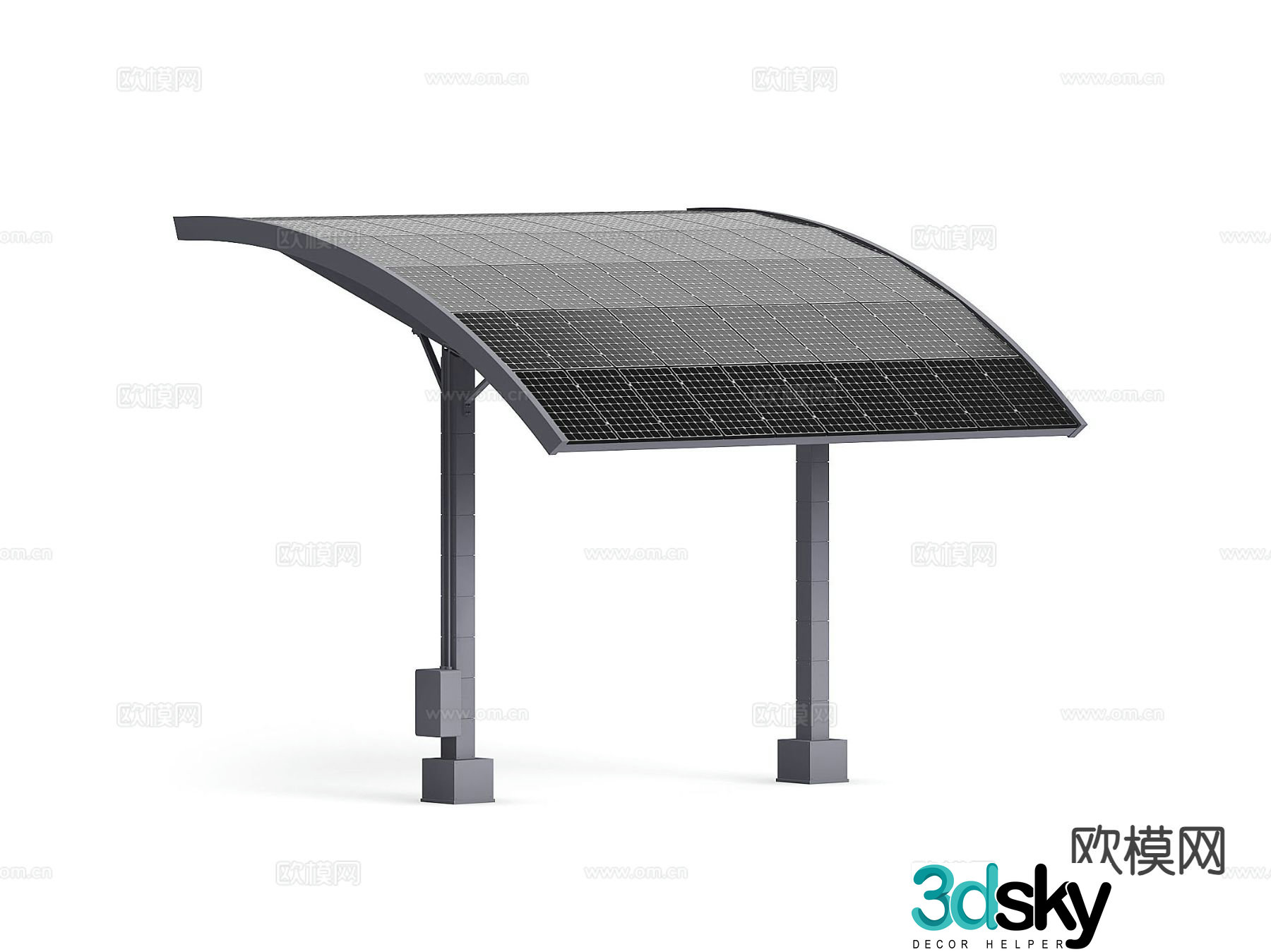solar panel battery panel power generation panel 3d model
