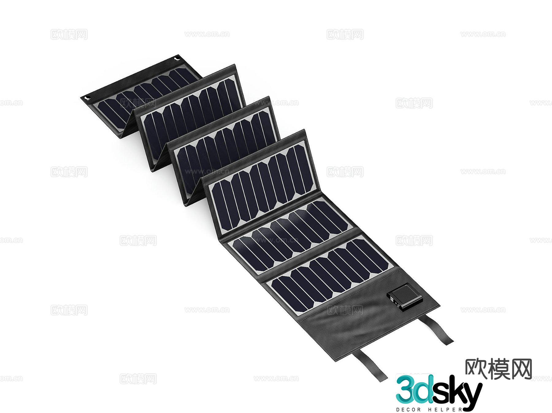 Solar panel 3d model