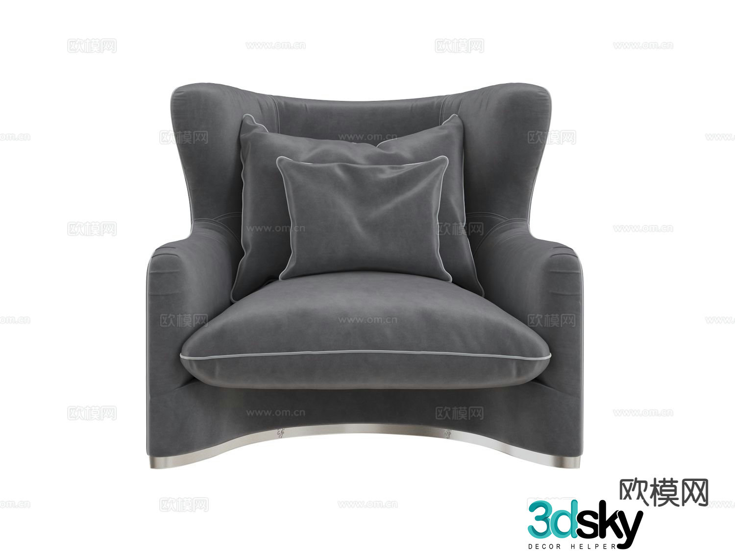 visionnaire single sofa 3d model