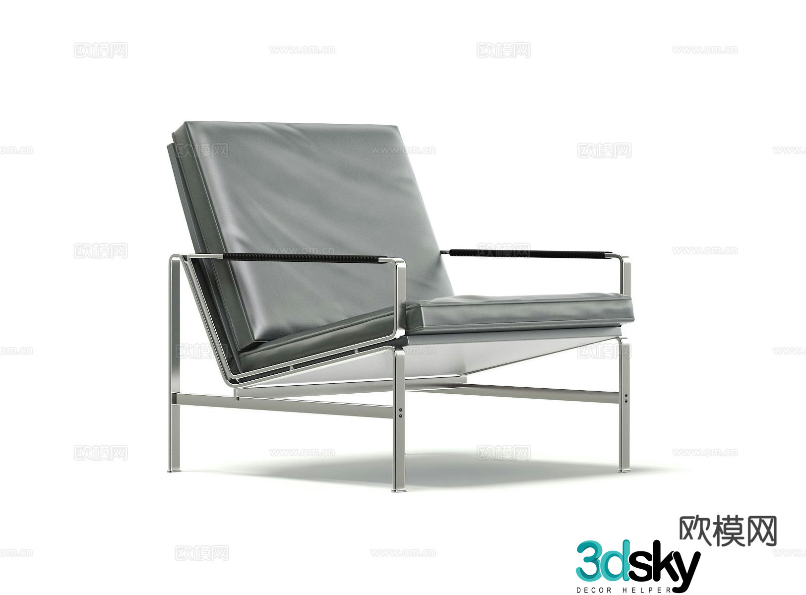 Modern single sofa 3d model