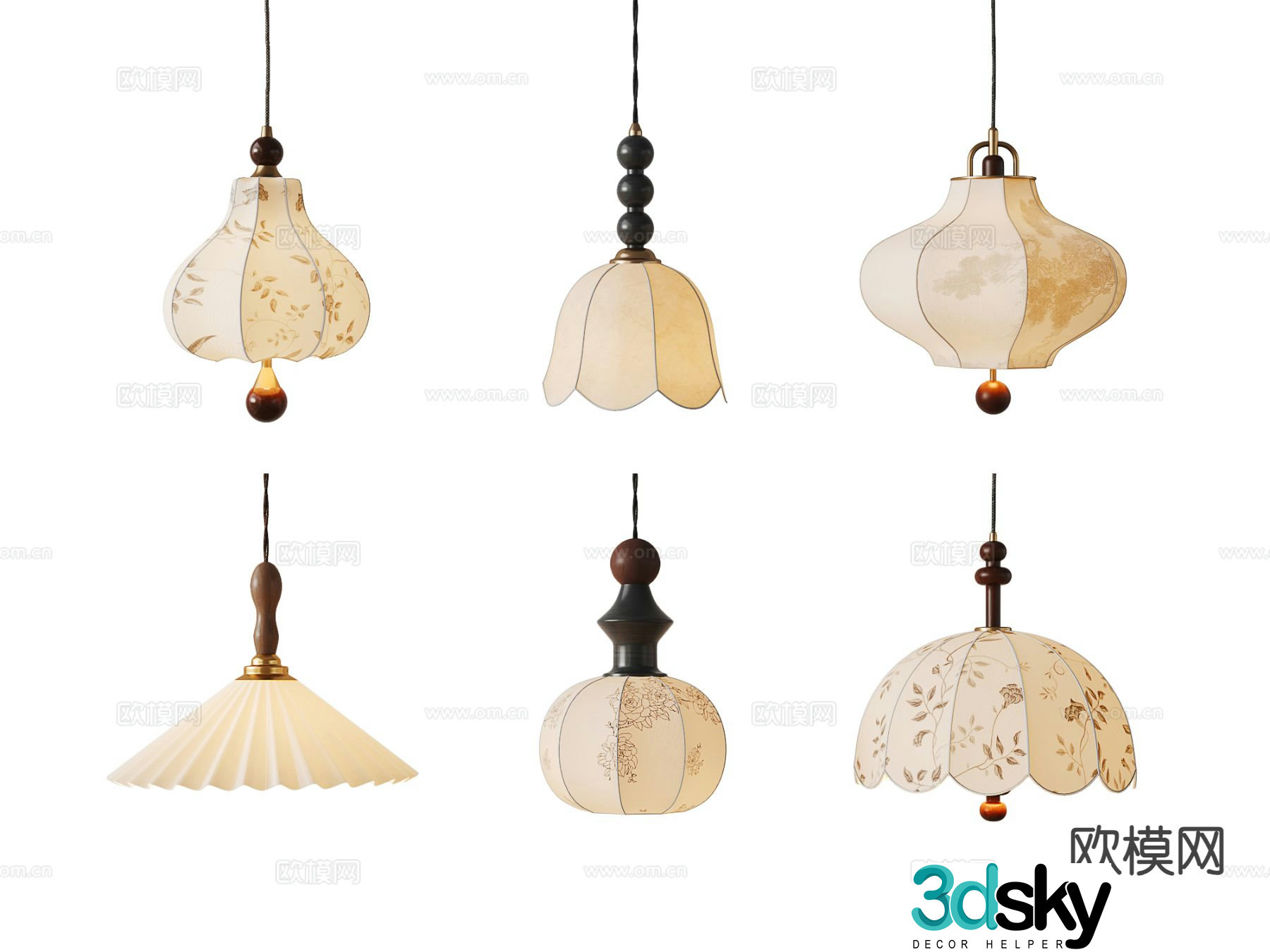 Medieval style chandelier art chandelier 3d model