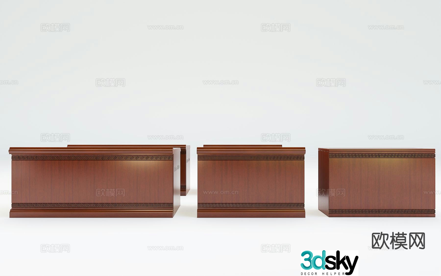 conference table conference table bar table 3d model