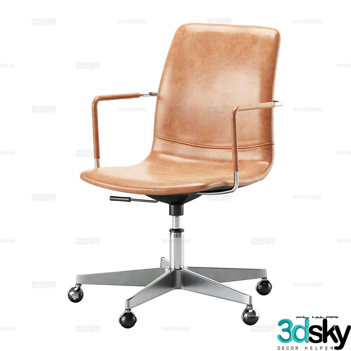 Modern office chair swivel chair 3d model