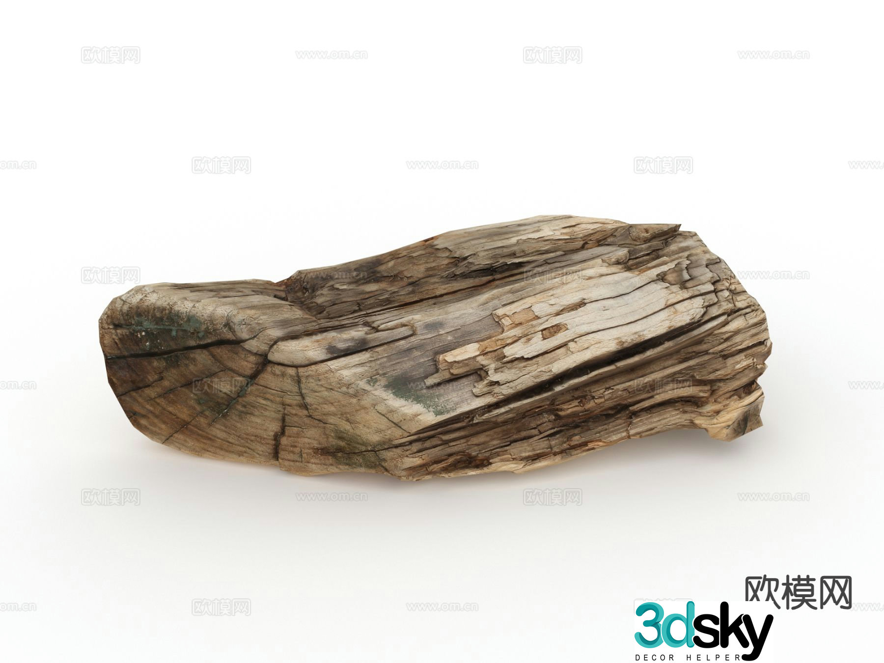 wood wood block firewood 3d model