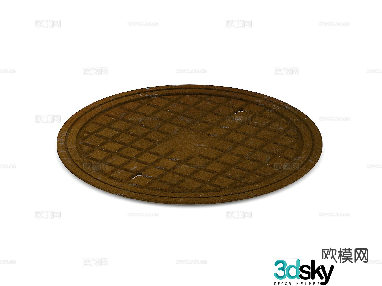 manhole cover 3d model