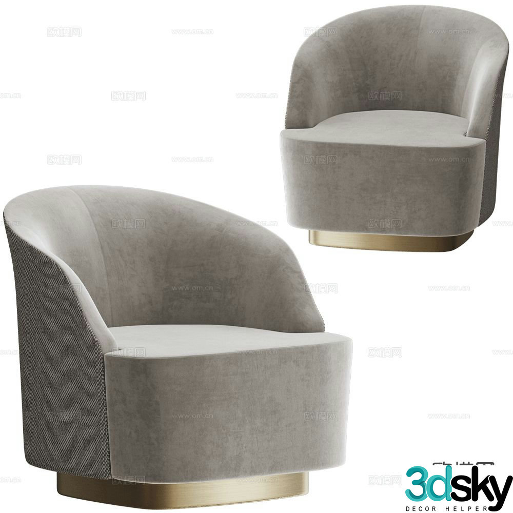 Vincent Sheppard sofa chair single sofa 3d model