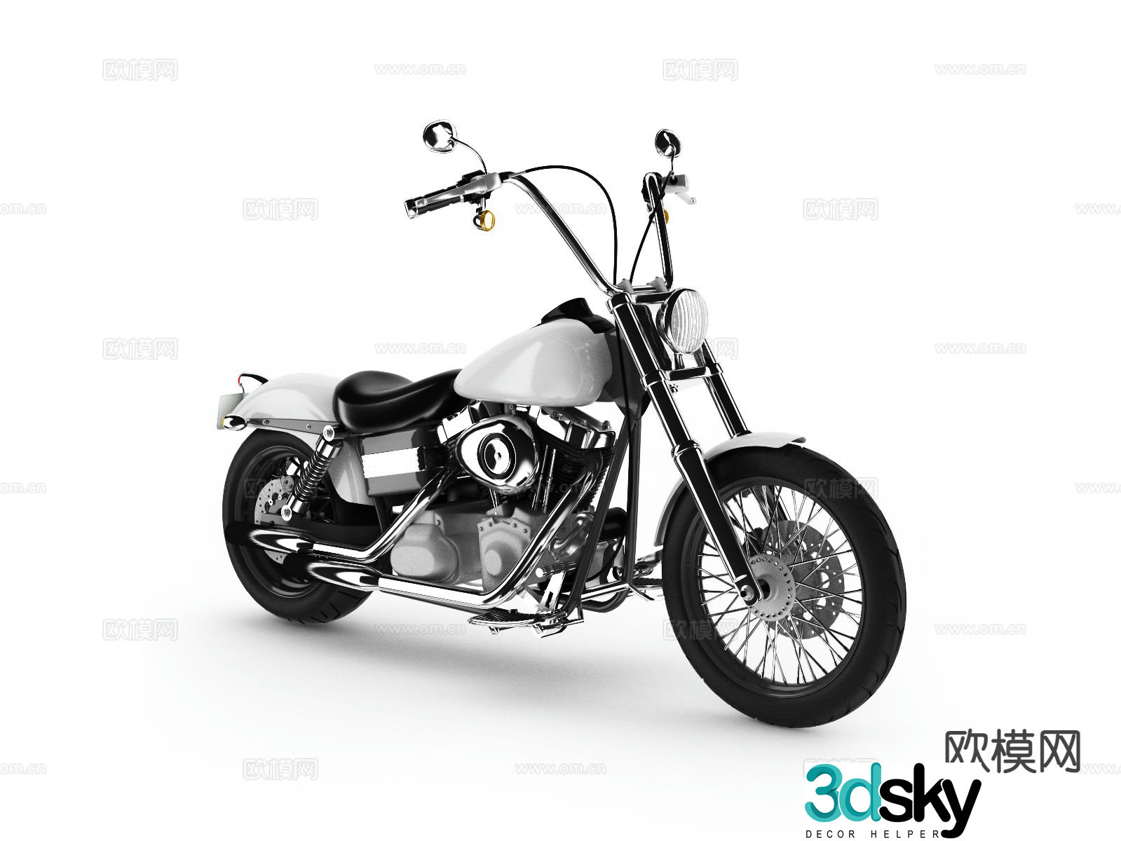 motorcycle vehicle 3d model