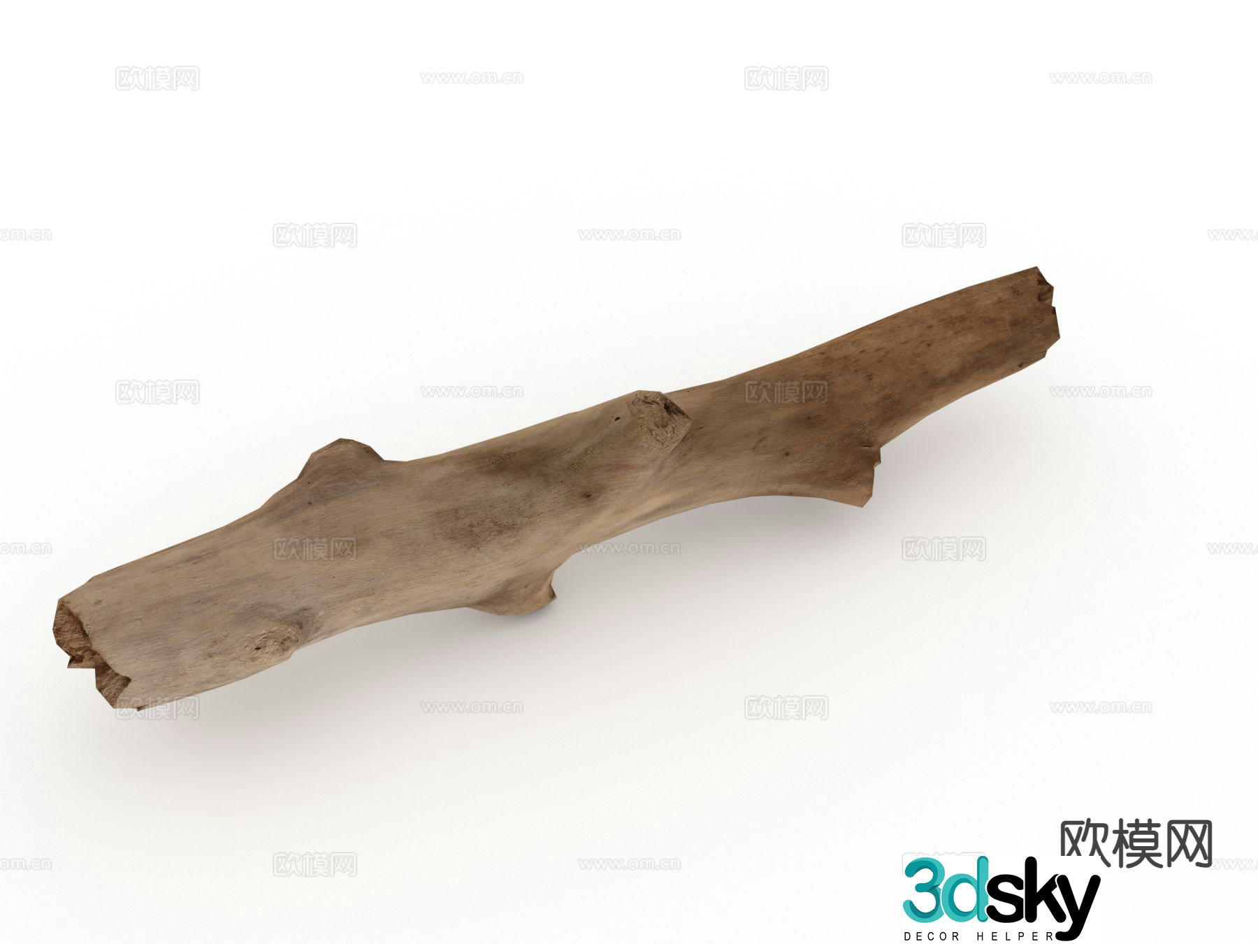 wood stick 3d model