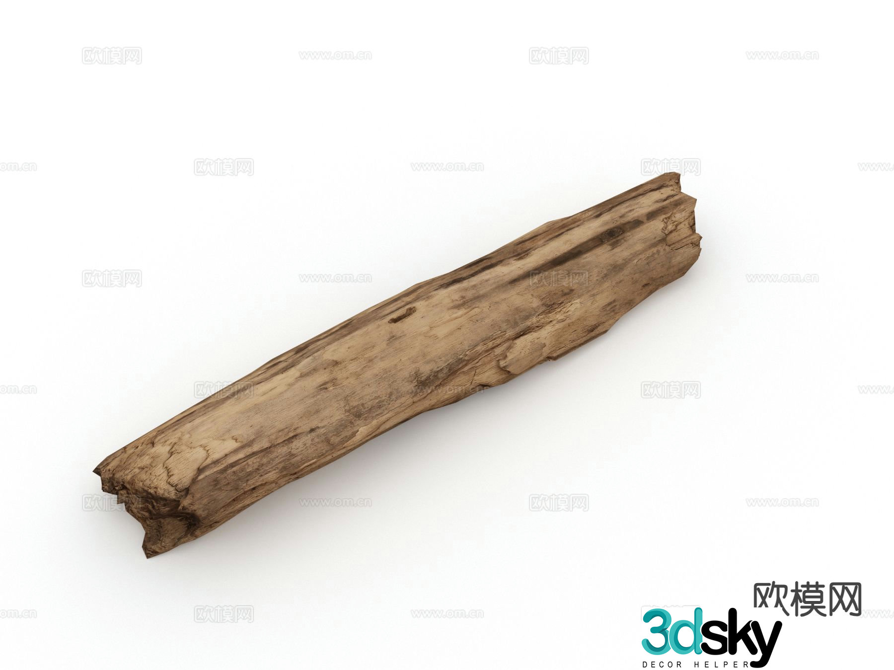 wood stick 3d model