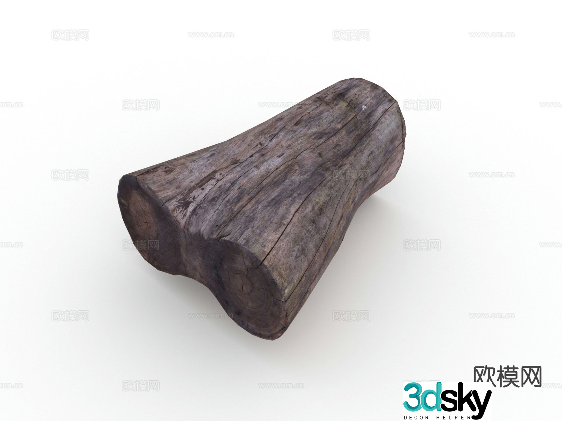 wood pile firewood tree stump tree stump 3d model