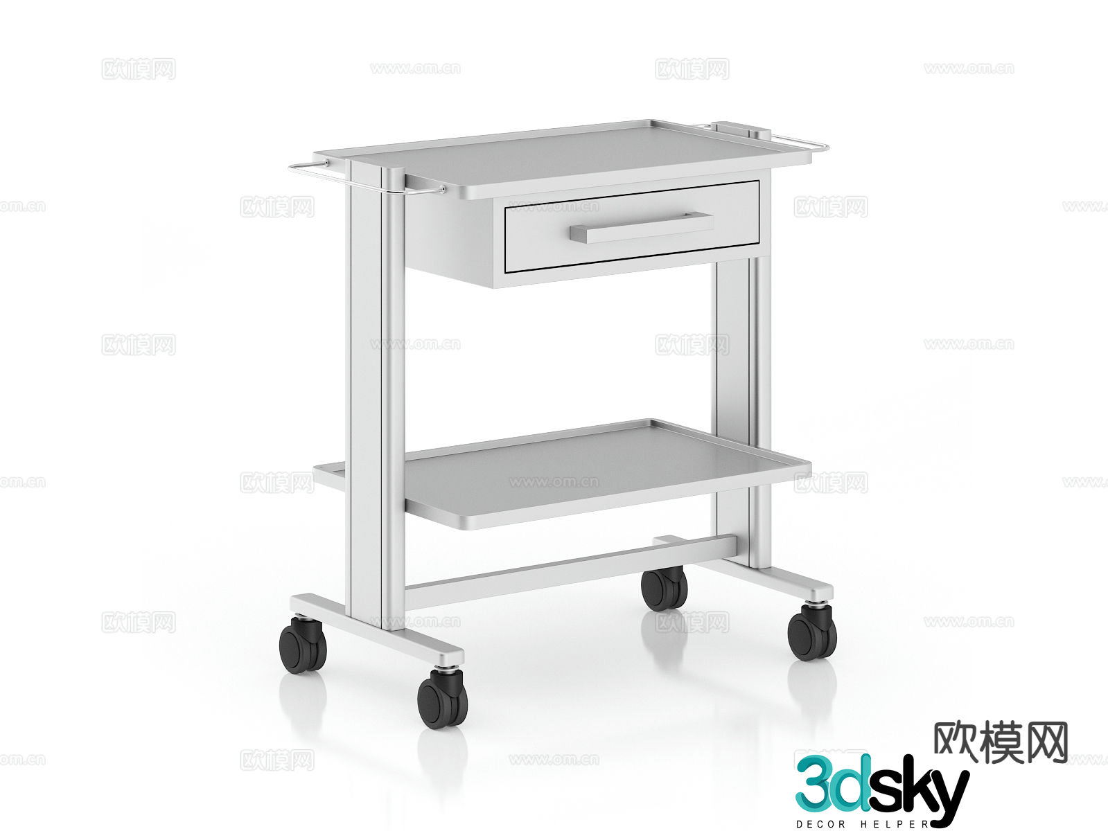 Surgical instrument table medical instrument 3d model