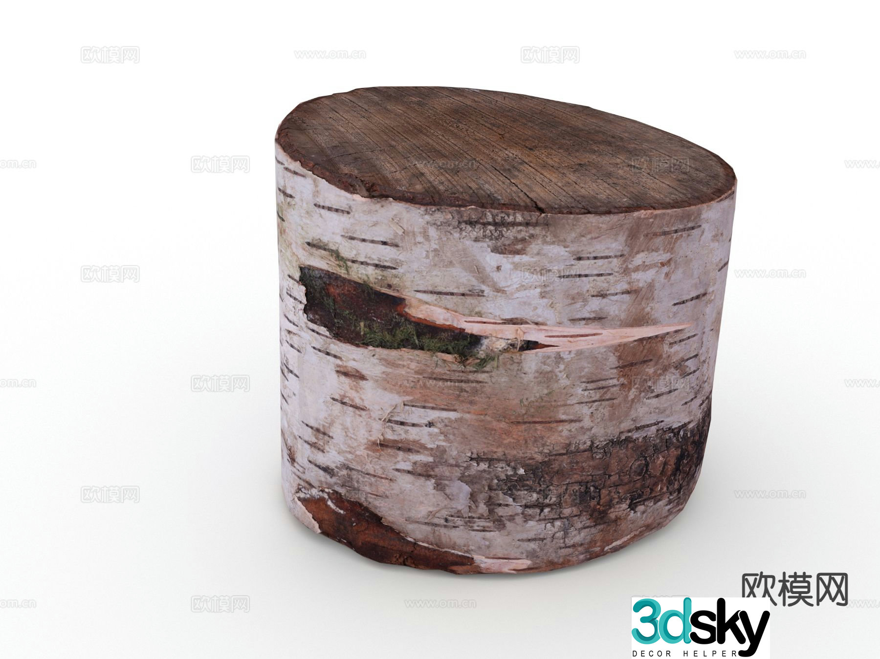 wood pile firewood tree stump tree stump 3d model